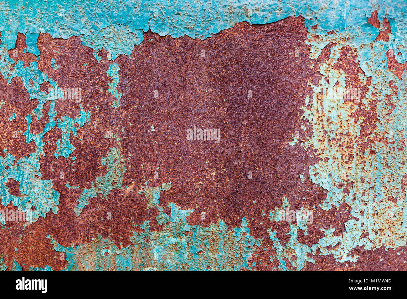 Rusty Colored Metal with cracked paint Stock Photo - Alamy