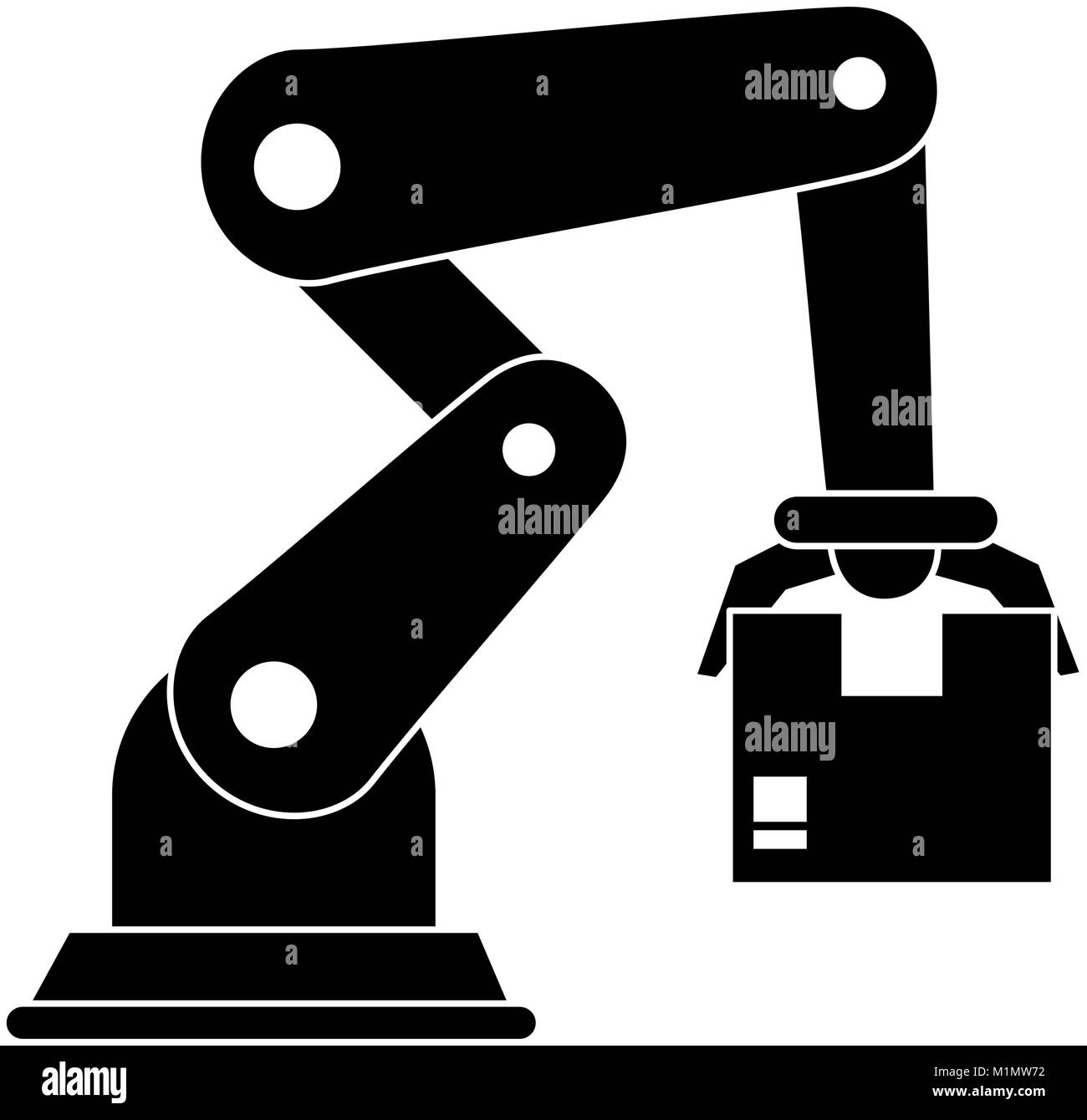 robot arm box Stock Vector Image & Art - Alamy