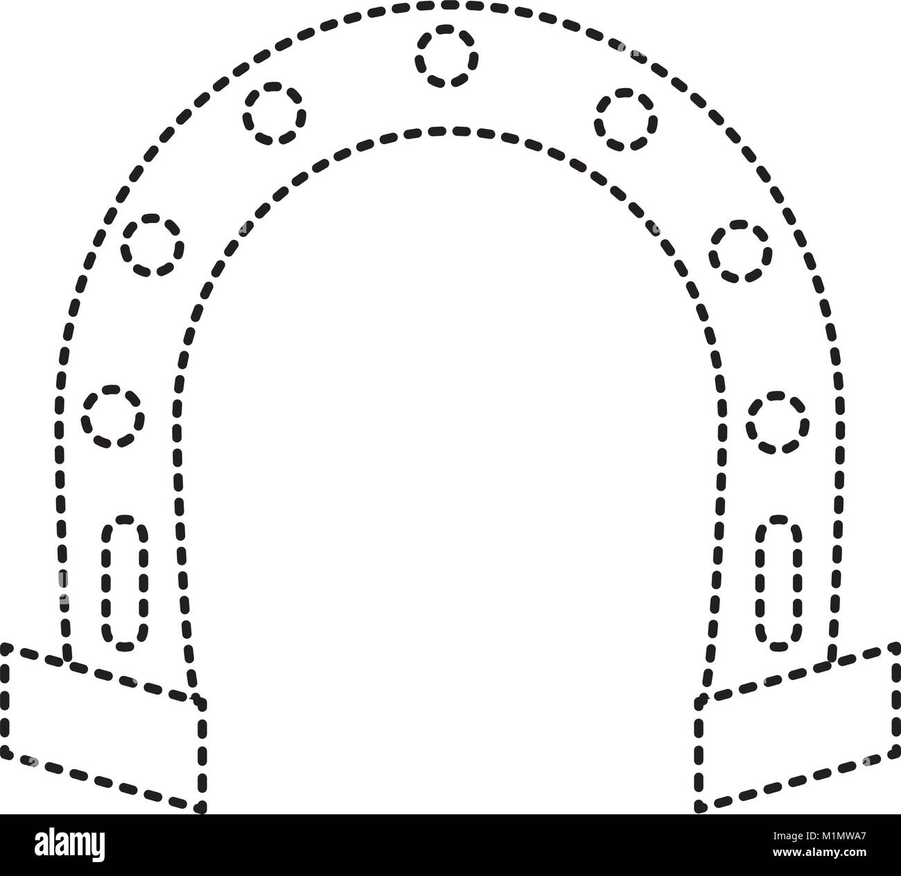 Metallic horseshoe symbol Stock Vector Image & Art Alamy