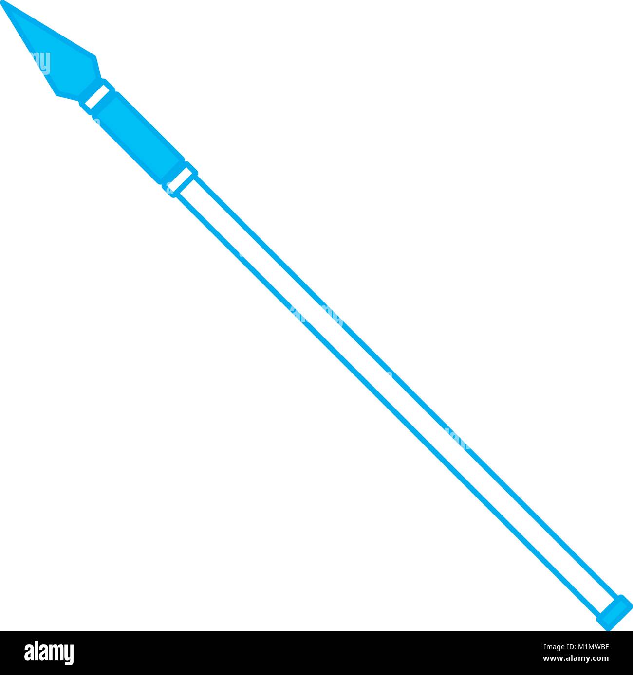 Spear medieval weapon Stock Vector Image & Art - Alamy