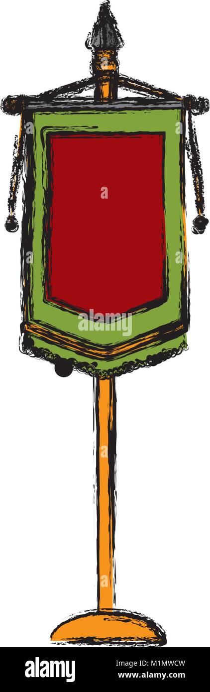 Medieval flag symbol Stock Vector Image & Art - Alamy