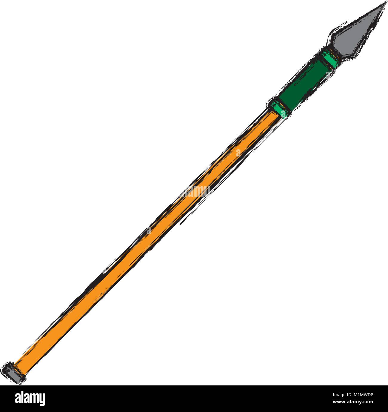 Spear medieval weapon Stock Vector Image & Art - Alamy