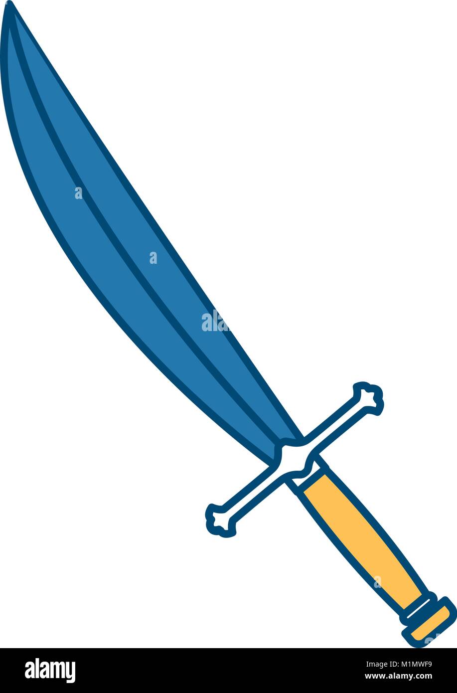 Sword medieval weapon Stock Vector Image & Art - Alamy