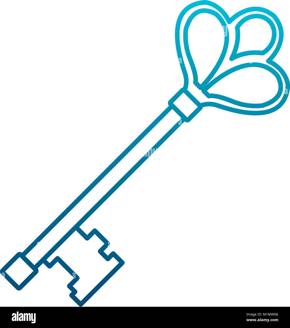 Antique key isolated Stock Vector Image & Art - Alamy