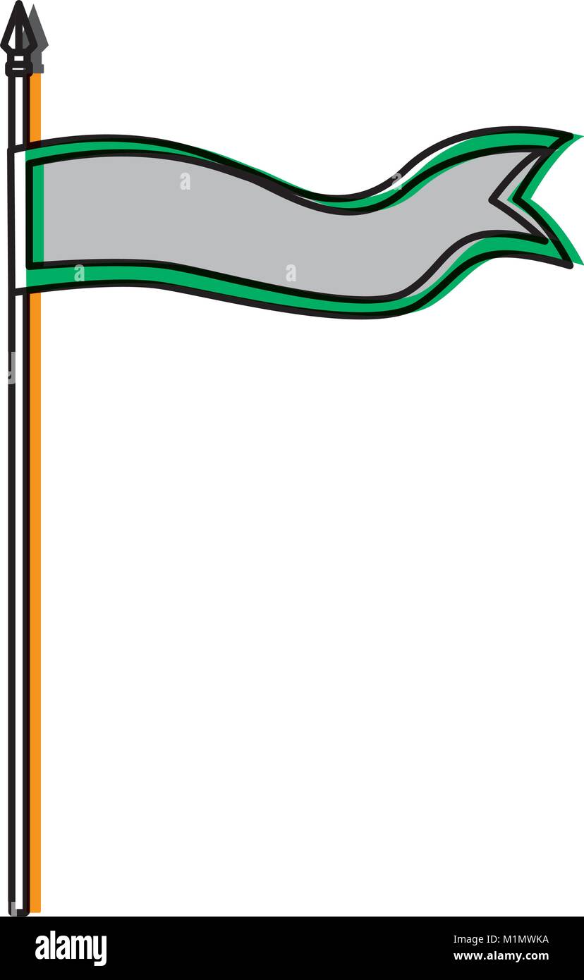Medieval flag symbol Stock Vector Image & Art - Alamy