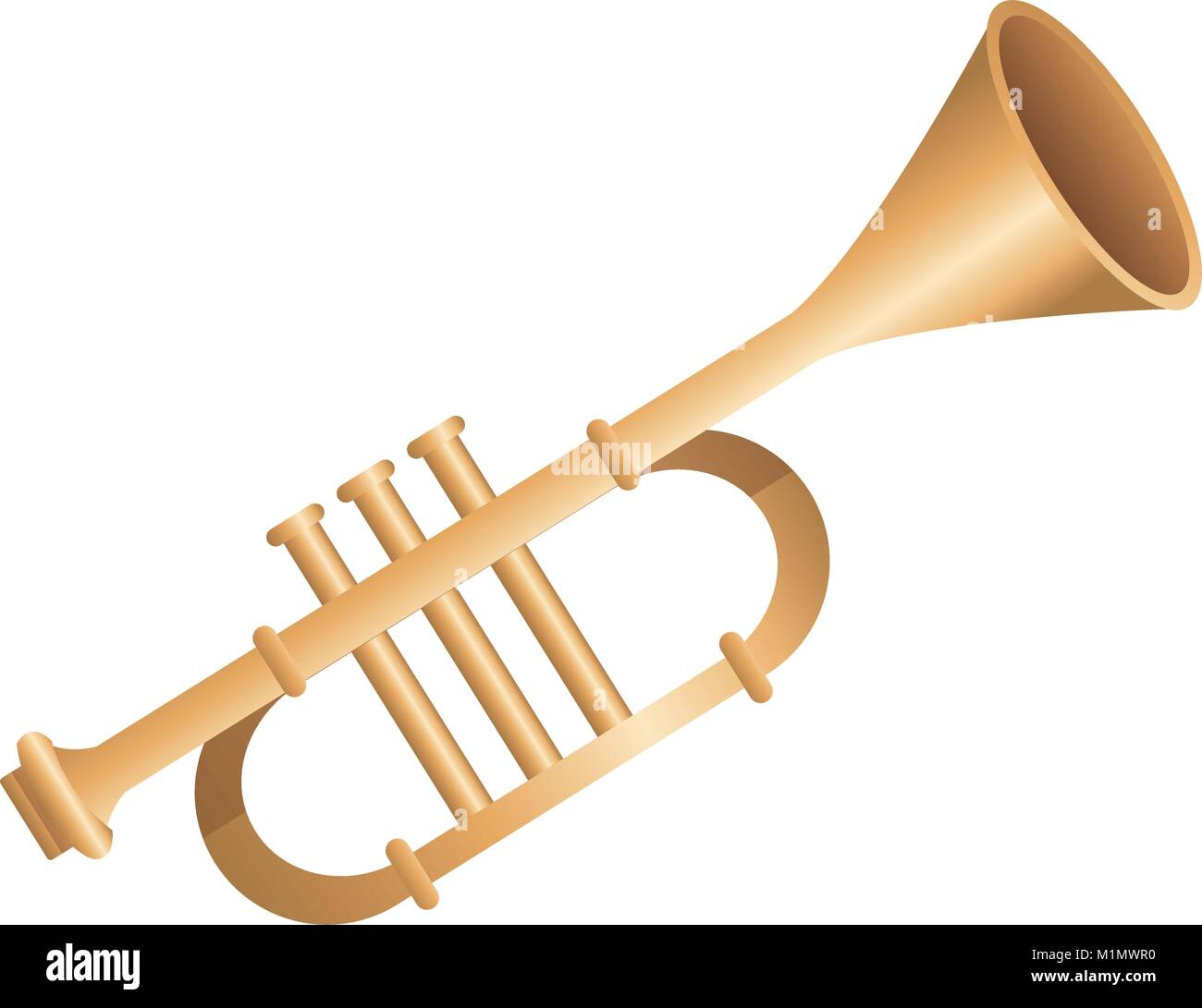 Trumpet music instrument Stock Vector Image & Art Alamy