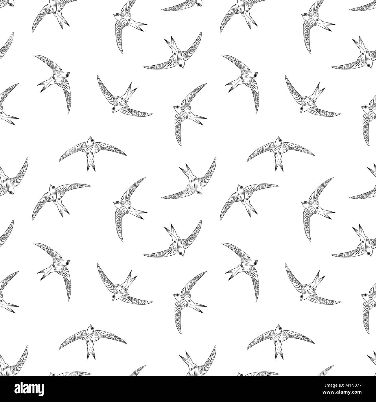 Swifts bird Stock Vector Images - Alamy