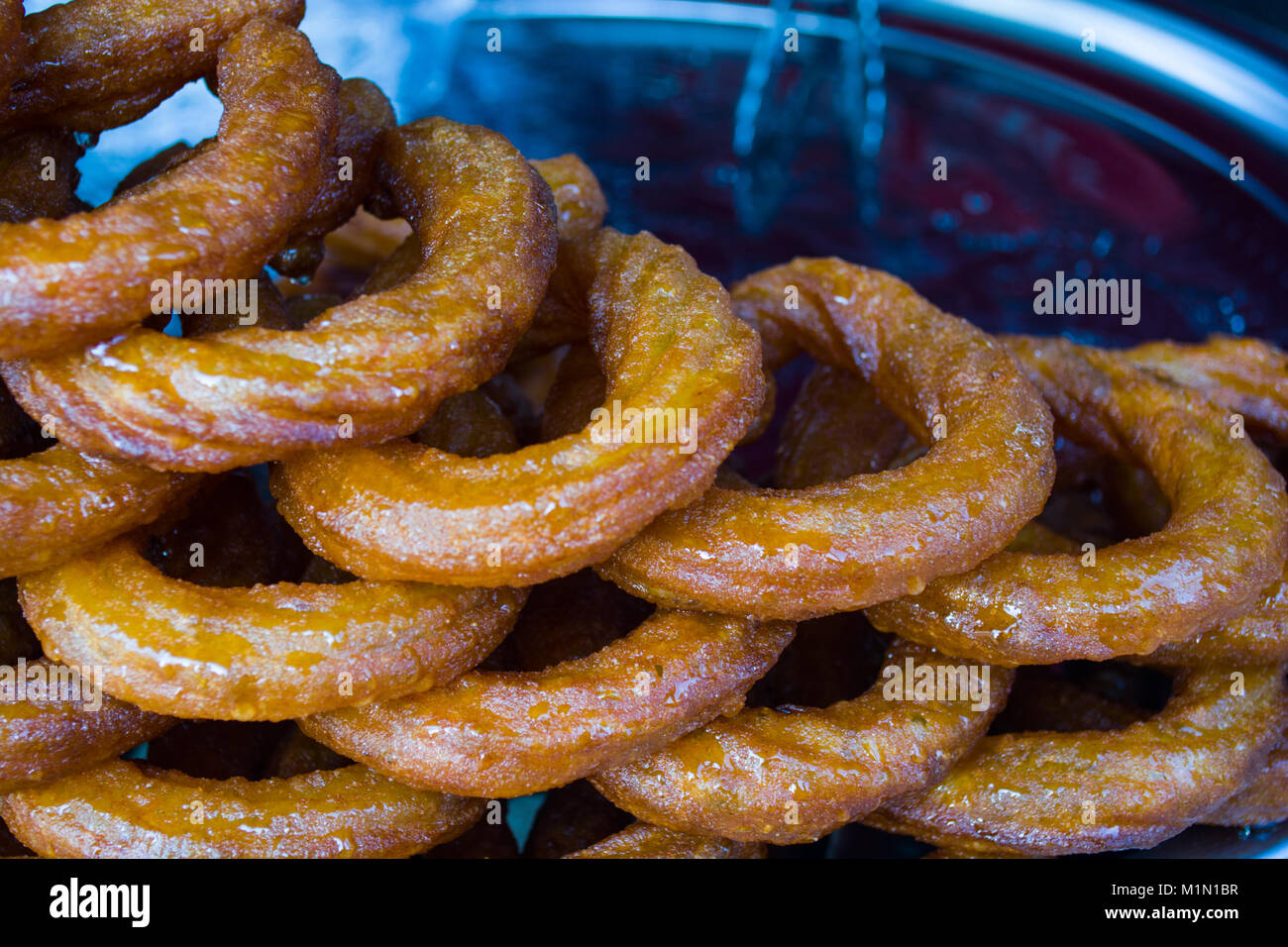 traditional turkish ring sweets; ring dessert Stock Photo Alamy