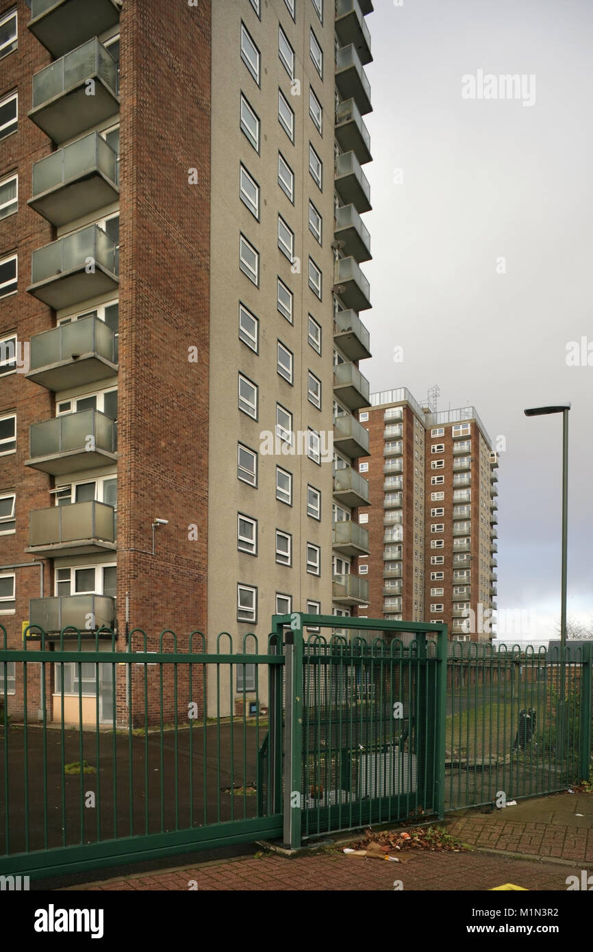 East Marsh high rise council flats, Grimsby, UK Stock Photo Alamy