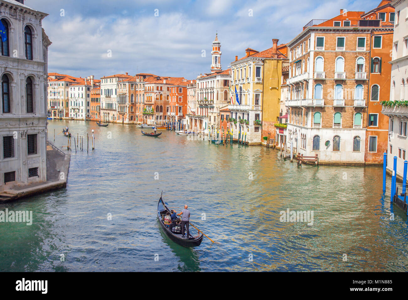 Venice building at sunset time Stock Photo - Alamy