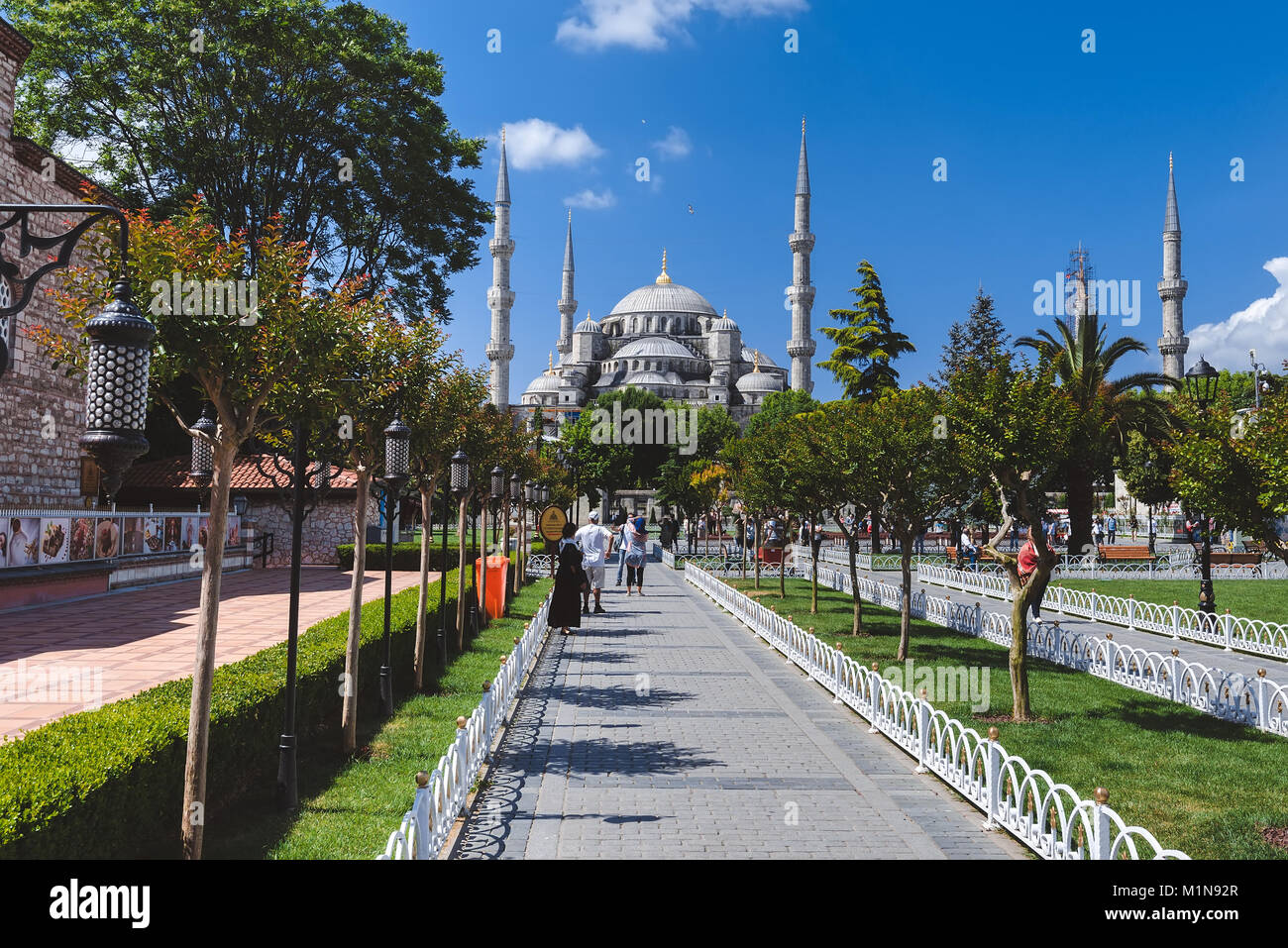 Blue Mosque of Sultan Ahmed Stock Photo - Alamy