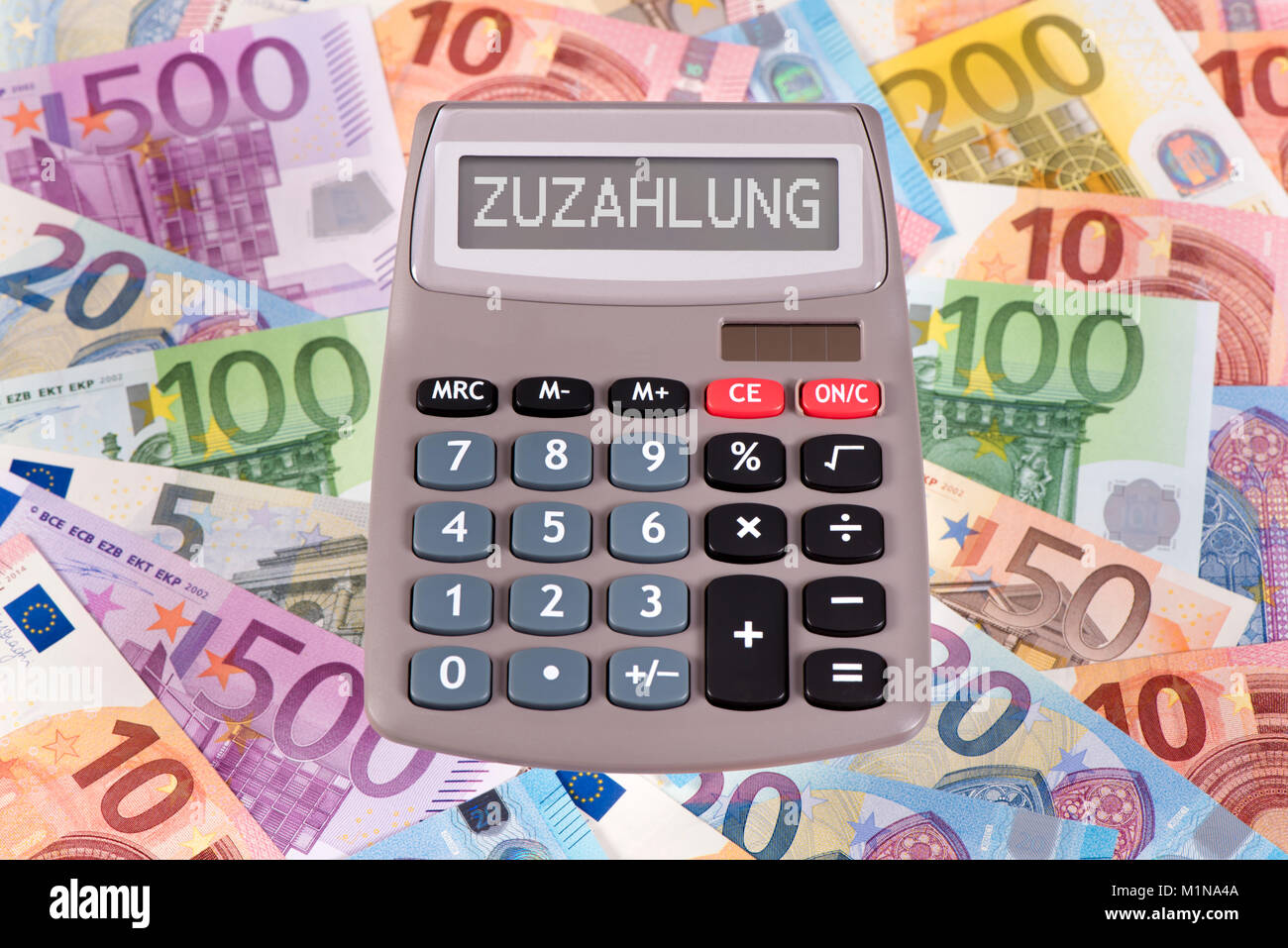 Finanzen, Finanzierung und Zuzahlung Stock Photo