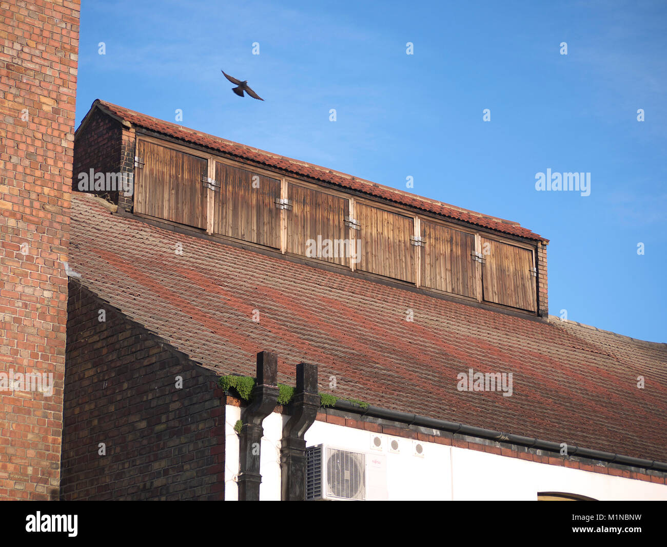 Smoke house roof Riby street Grimsby Stock Photo Alamy
