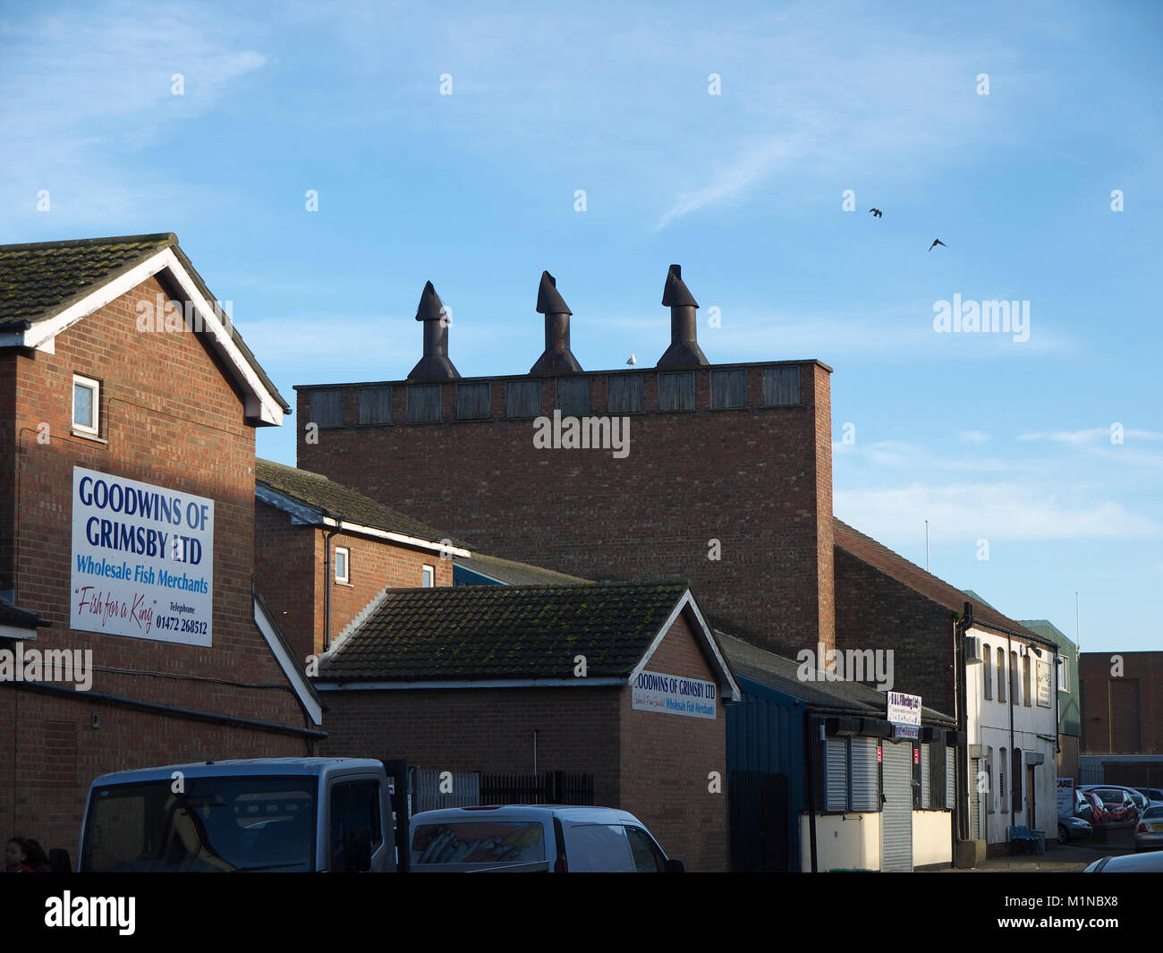 Smoke house and other shops Riby street Grimsby Stock Photo Alamy