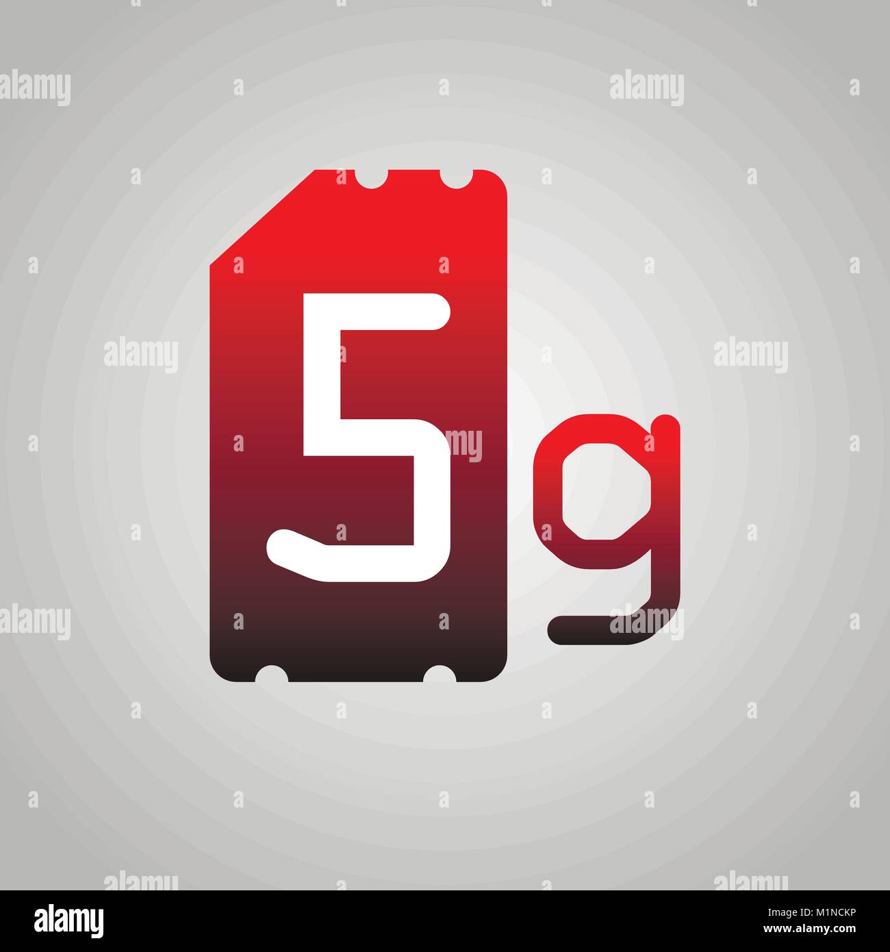 5G Sim Card. Mobile telecommunications technology symbol. Speed data