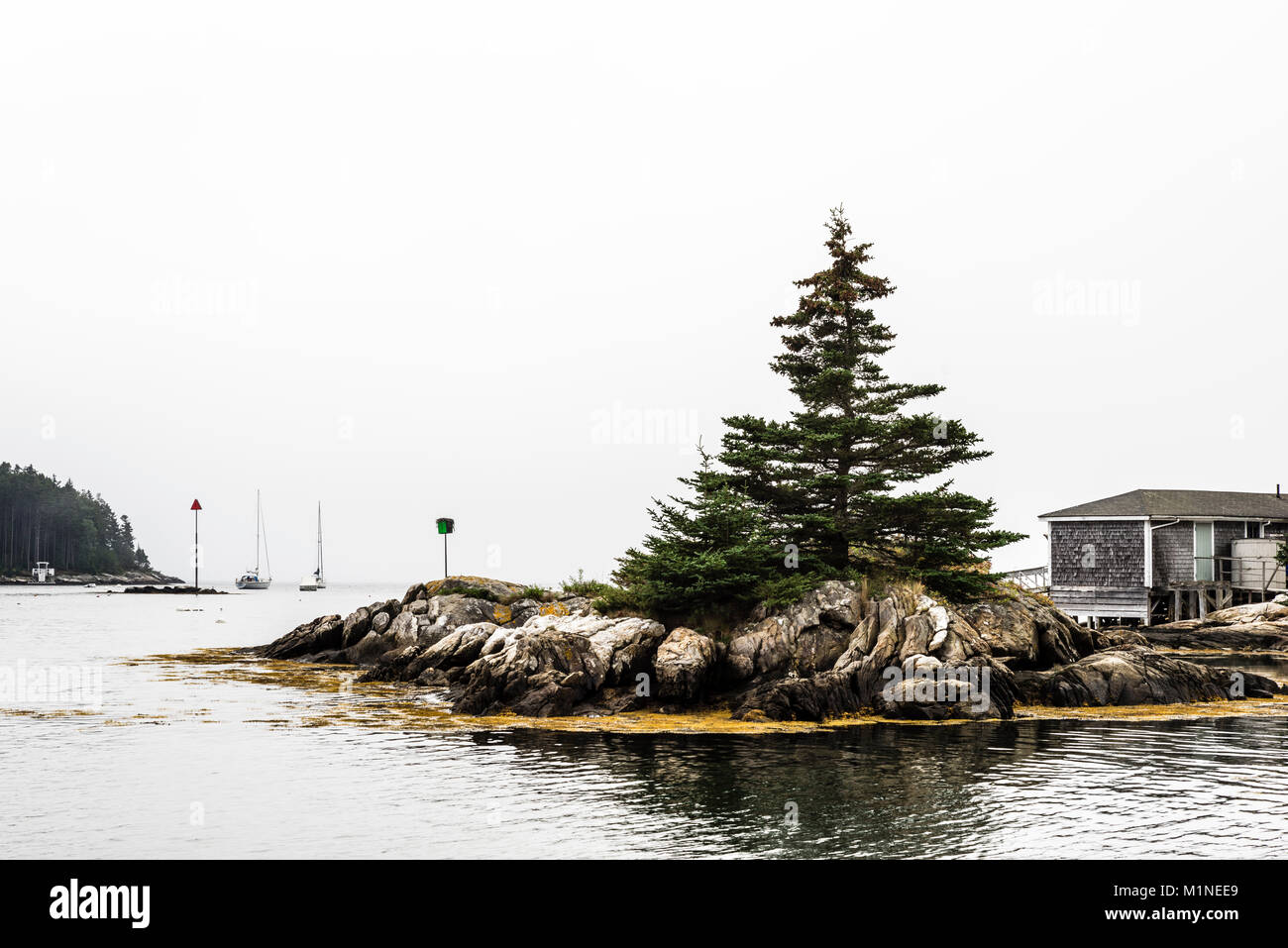 Christmas Cove South Bristol, Maine, USA Stock Photo Alamy