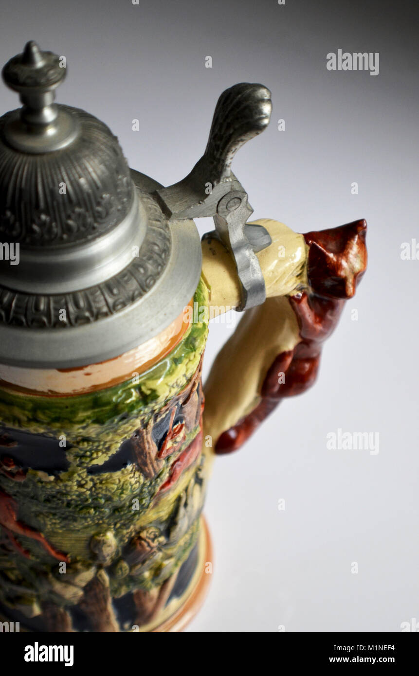 German beer drinking stein Stock Photo Alamy