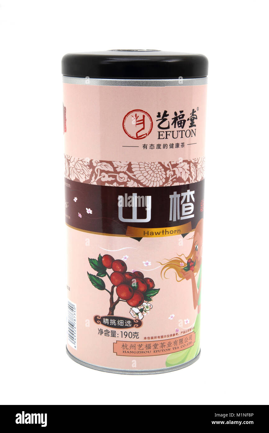 Efuton Chinese Hawthorn Flower Tea Stock Photo Alamy
