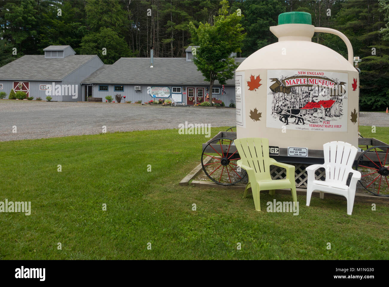 New England maple museum Pittsford VT Stock Photo Alamy