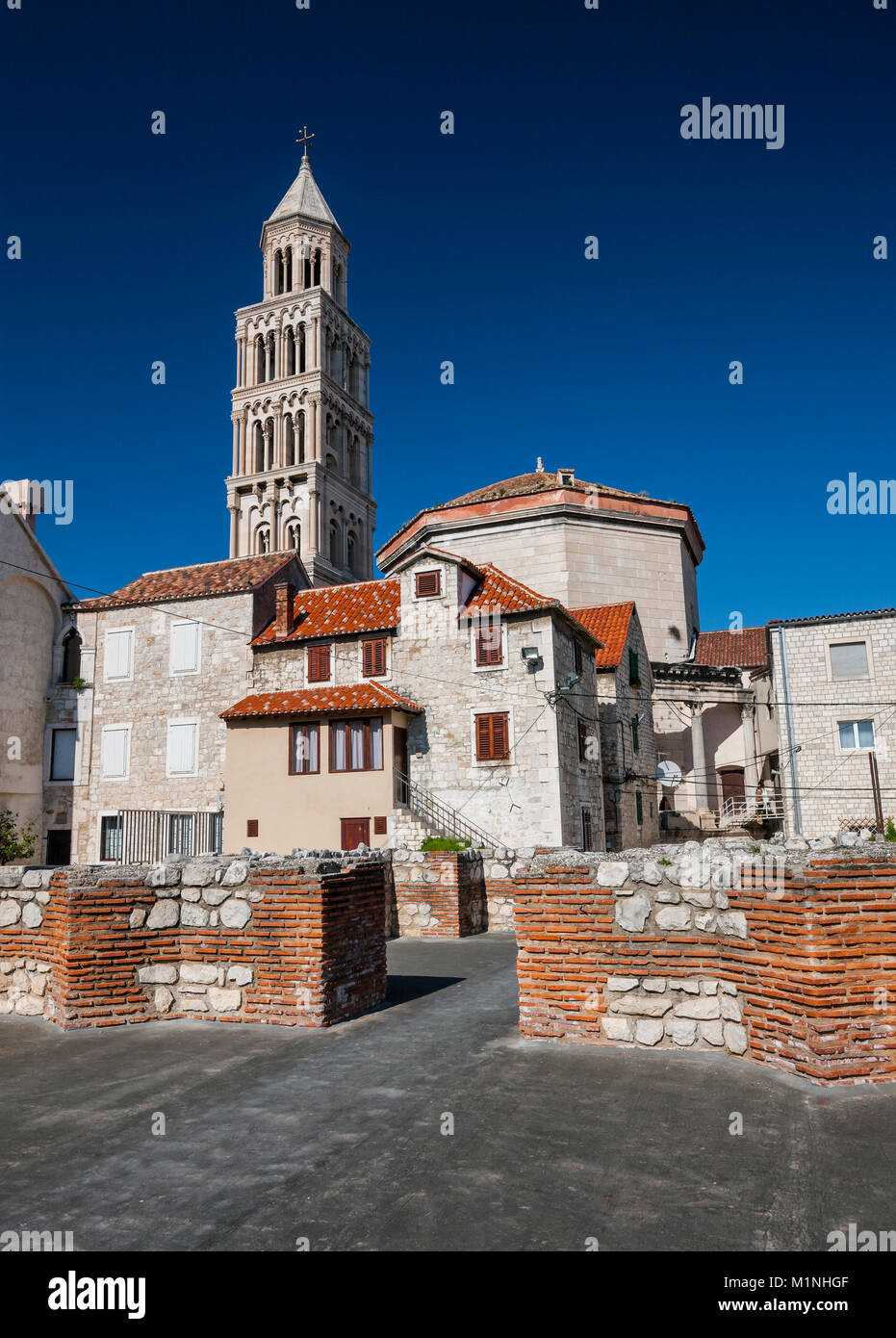 Split Cathedral, St. Duje, Croatia Stock Photo