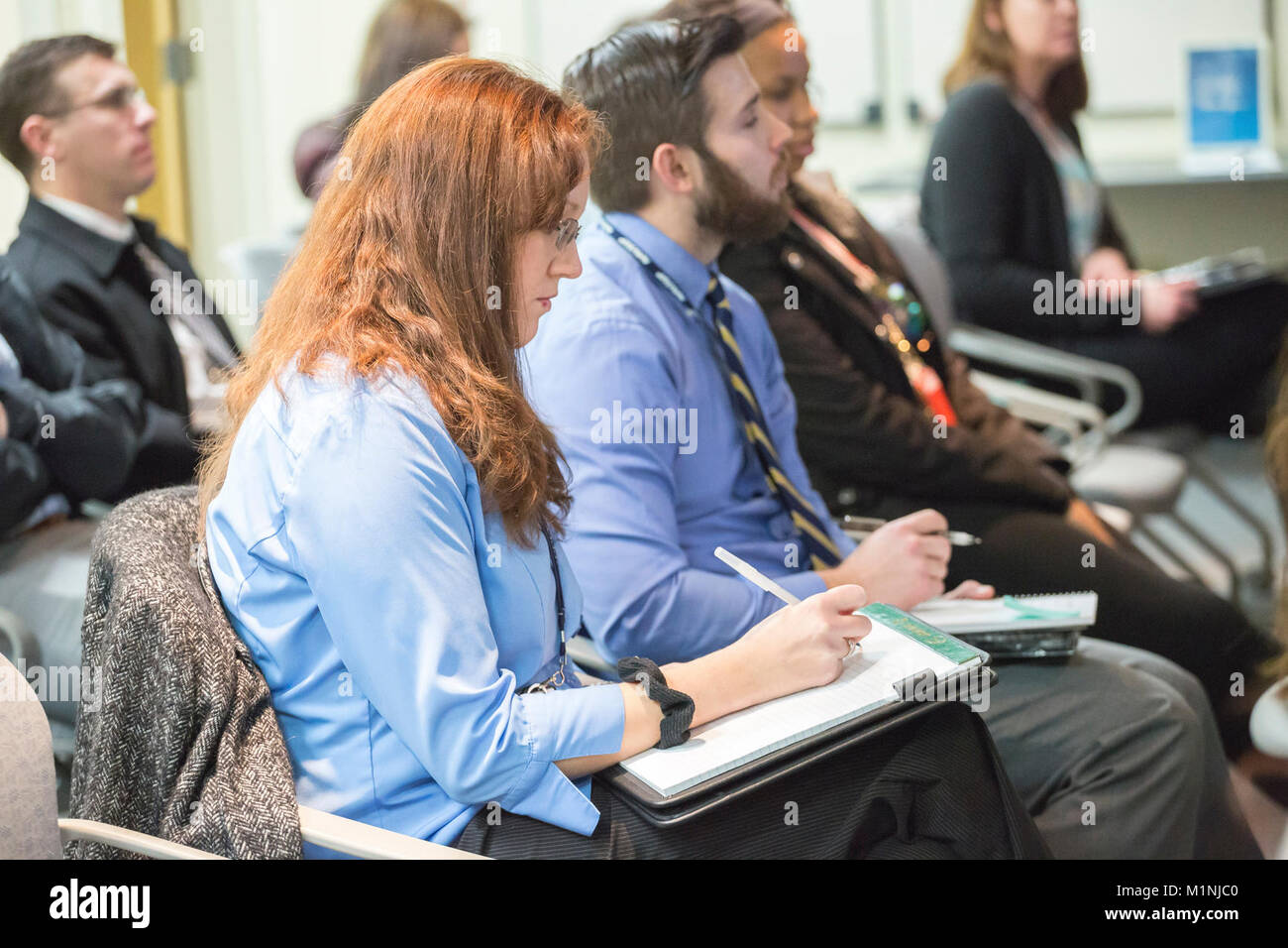 MECHANICSBURG, Pa. (Jan. 25, 2018) Civilian employees of Naval Supply Systems Command Weapon