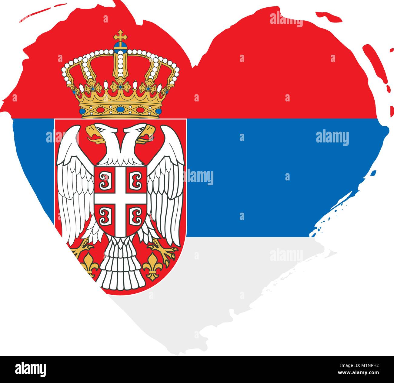 Флаг Сербии Раскраски