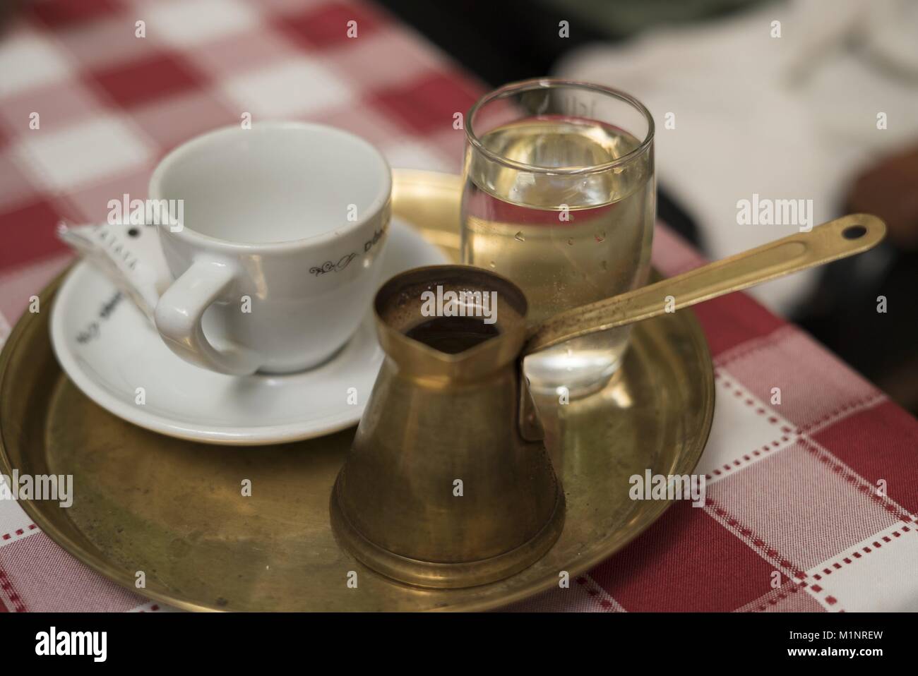 Turkish Coffee in traditional Serbian coffee-house (Kafana) Teatroteka ...