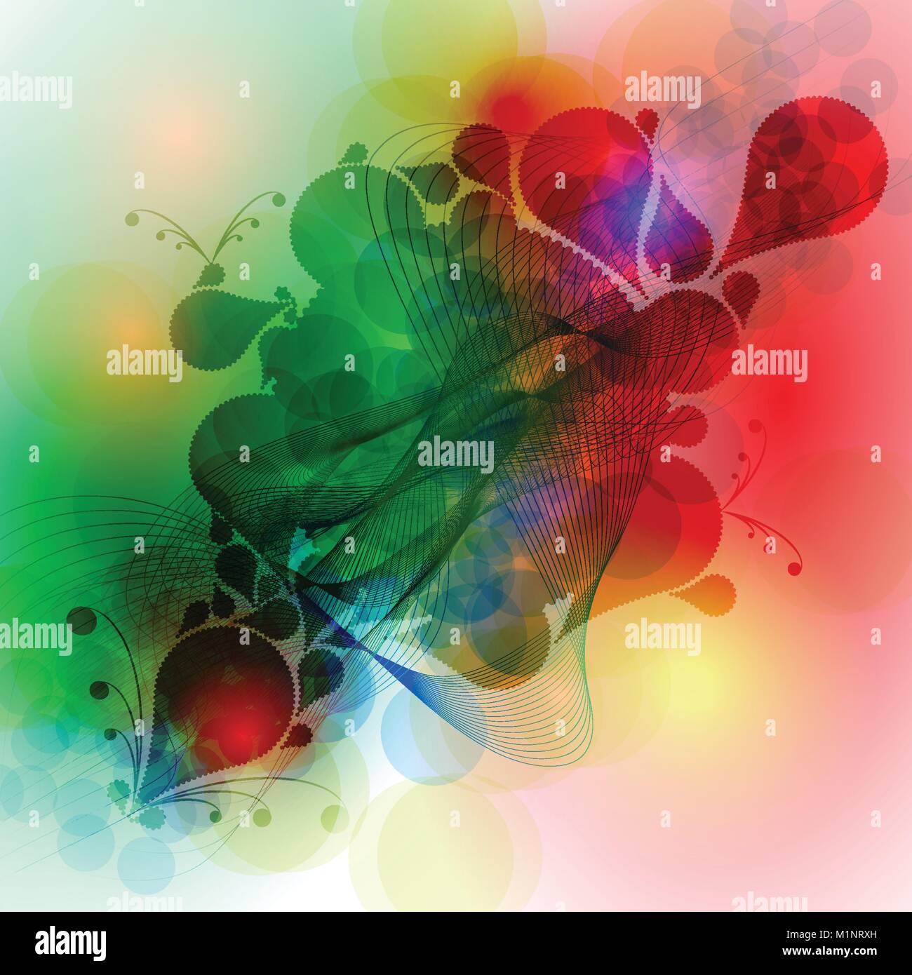 Colorful abstract background vector Stock Vector Image & Art - Alamy