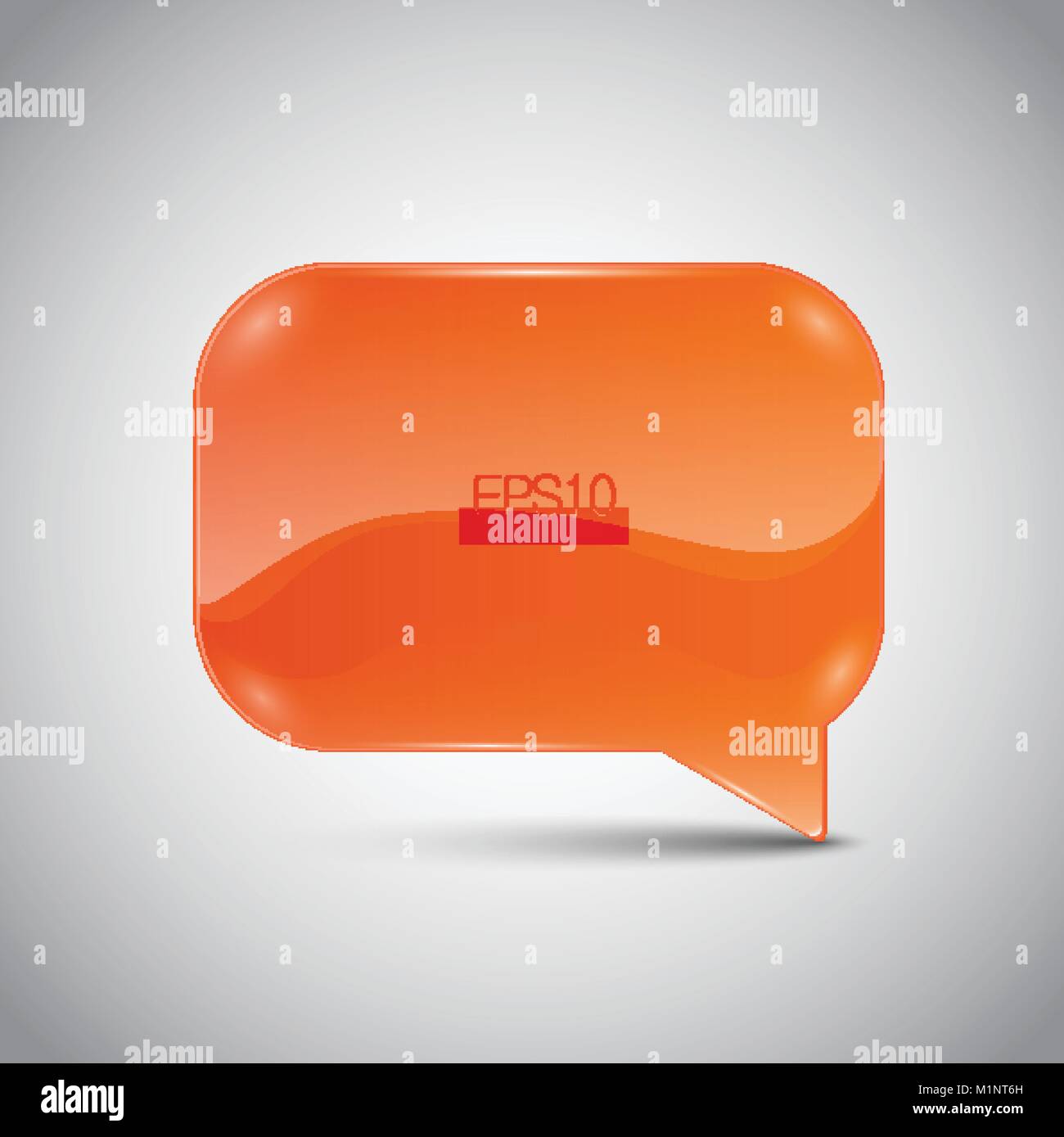 Abstract glossy speech bubble Stock Vector Image & Art - Alamy