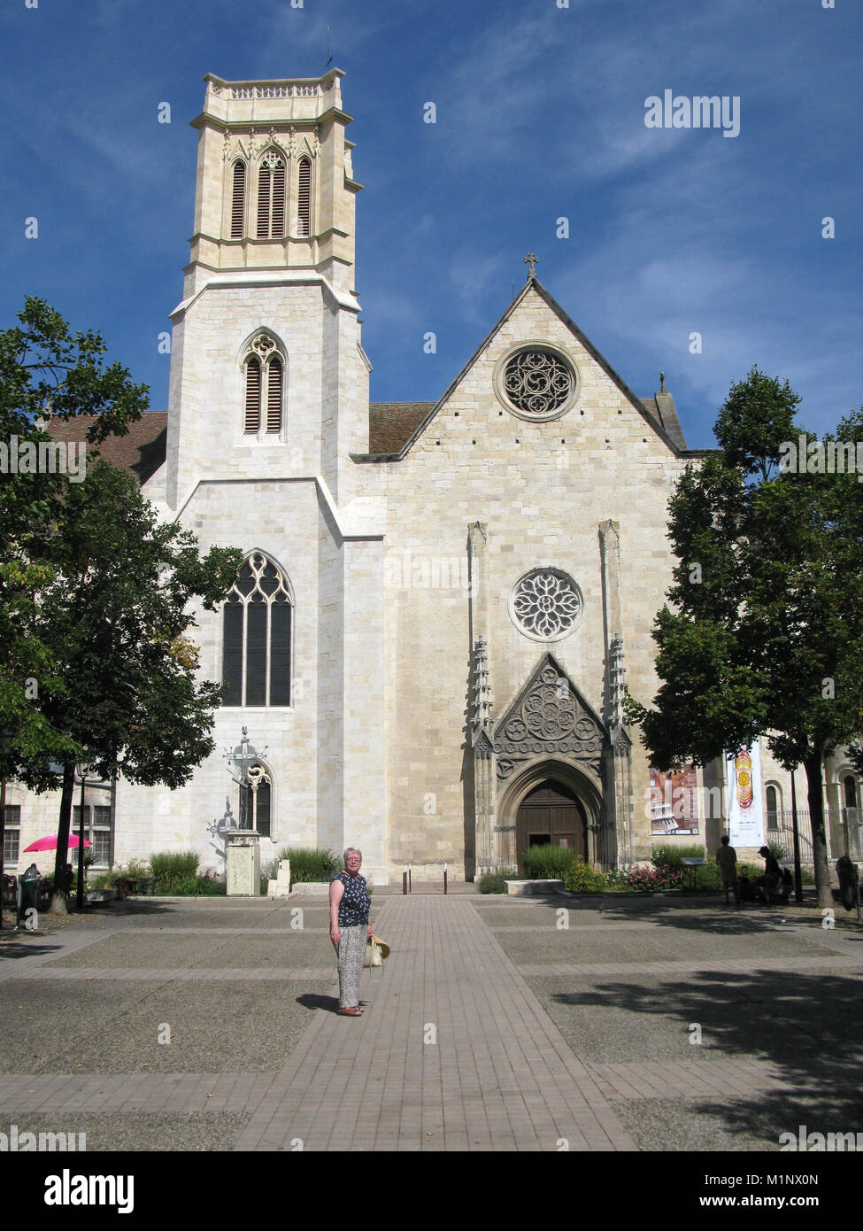Cathedral of Saint Caprais, Agen Cathedral, Lot et Garonne, France in September Stock Photo