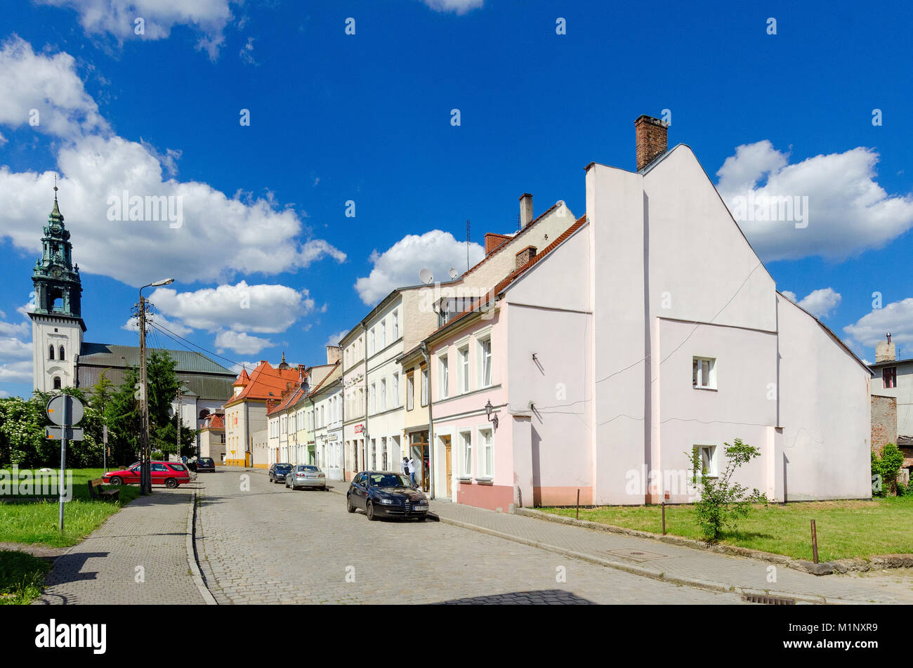 St. Hedwig of Silesia parish church and 18th century dwelling houses