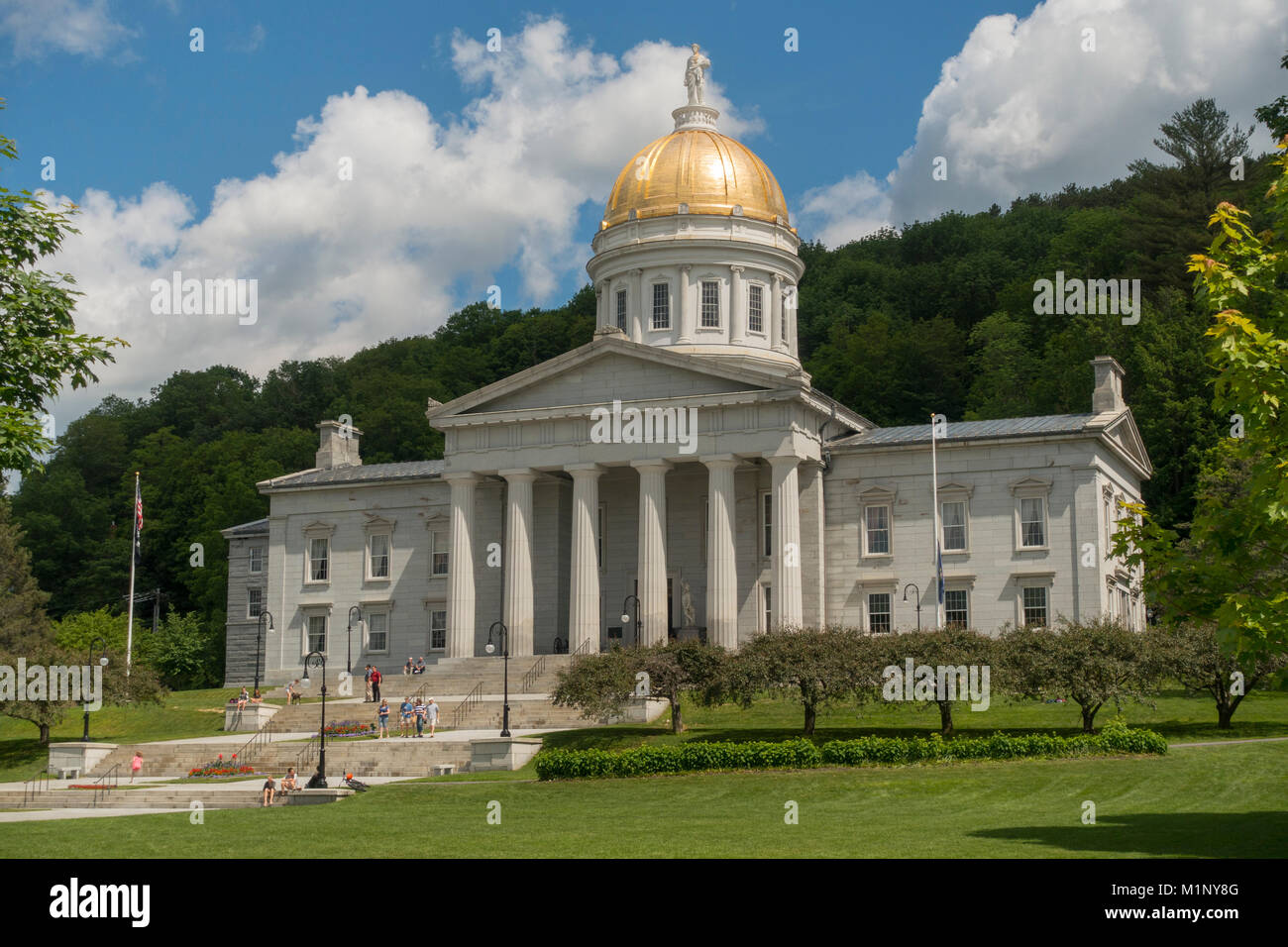 Montpelier Vermont capitol building Stock Photo