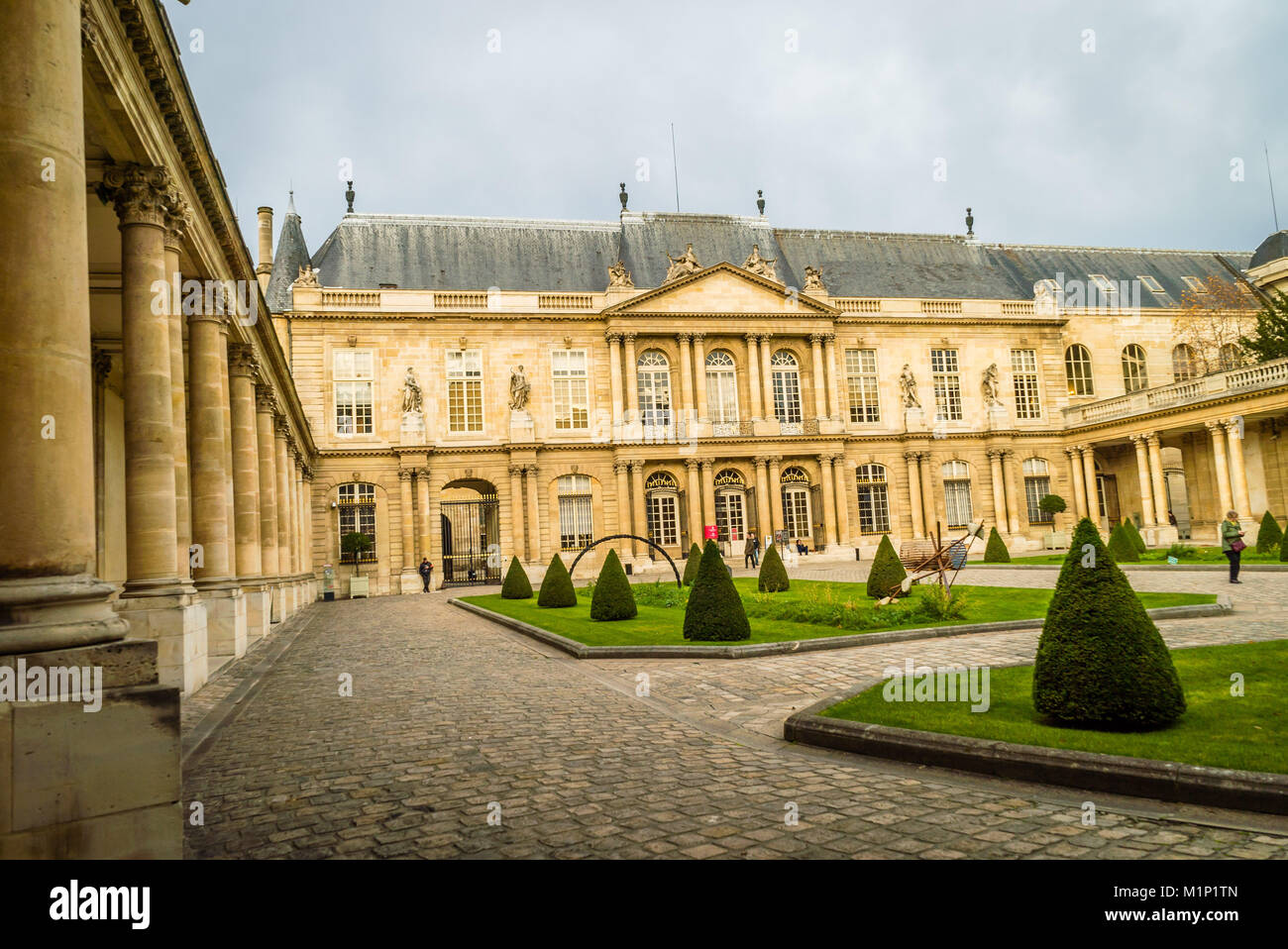 Outside view of Carnavalet museum in Paris Stock Photo