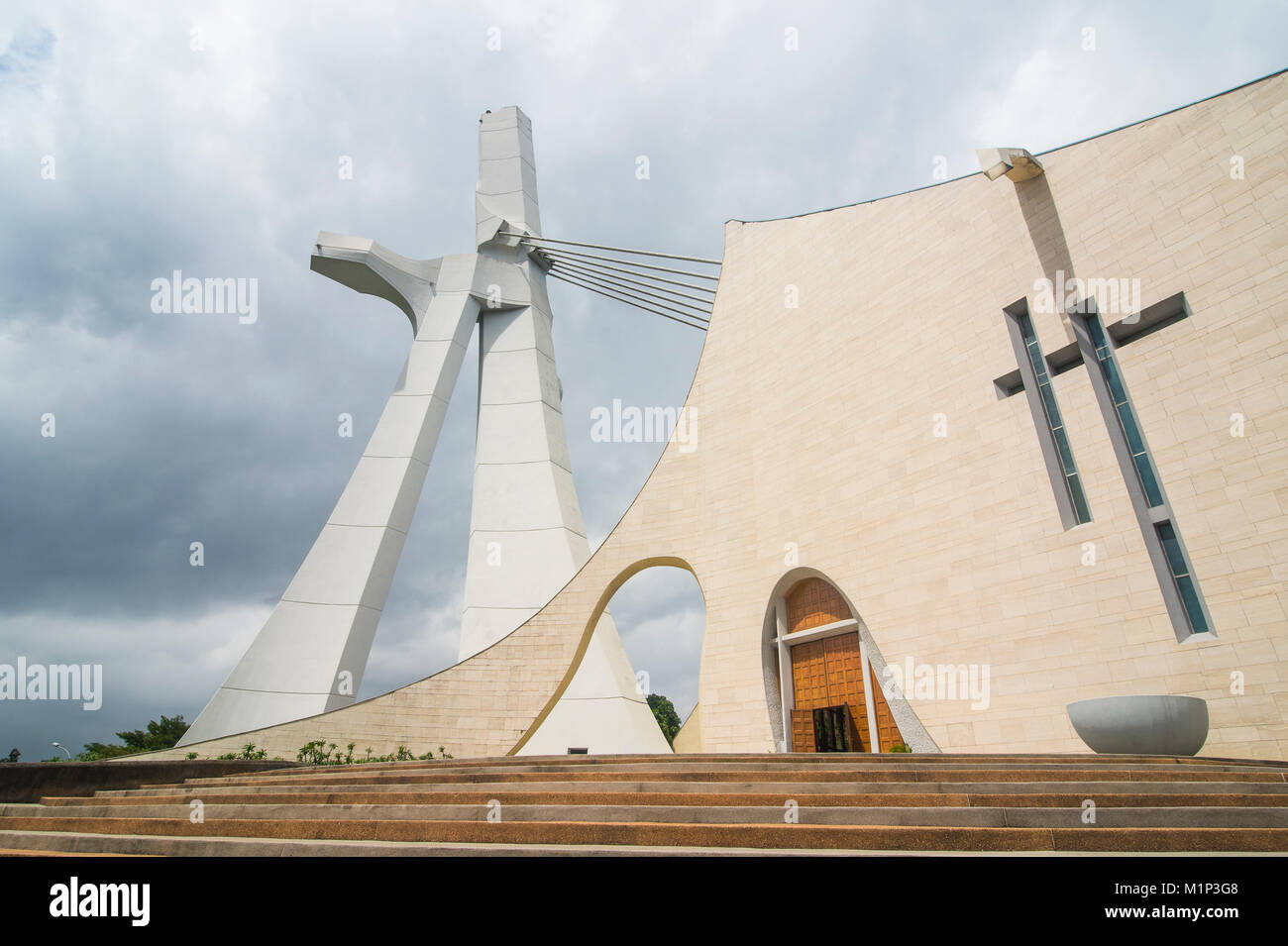 St. Paul's Cathedral, Abidjan, Ivory Coast, West Africa, Africa Stock Photo