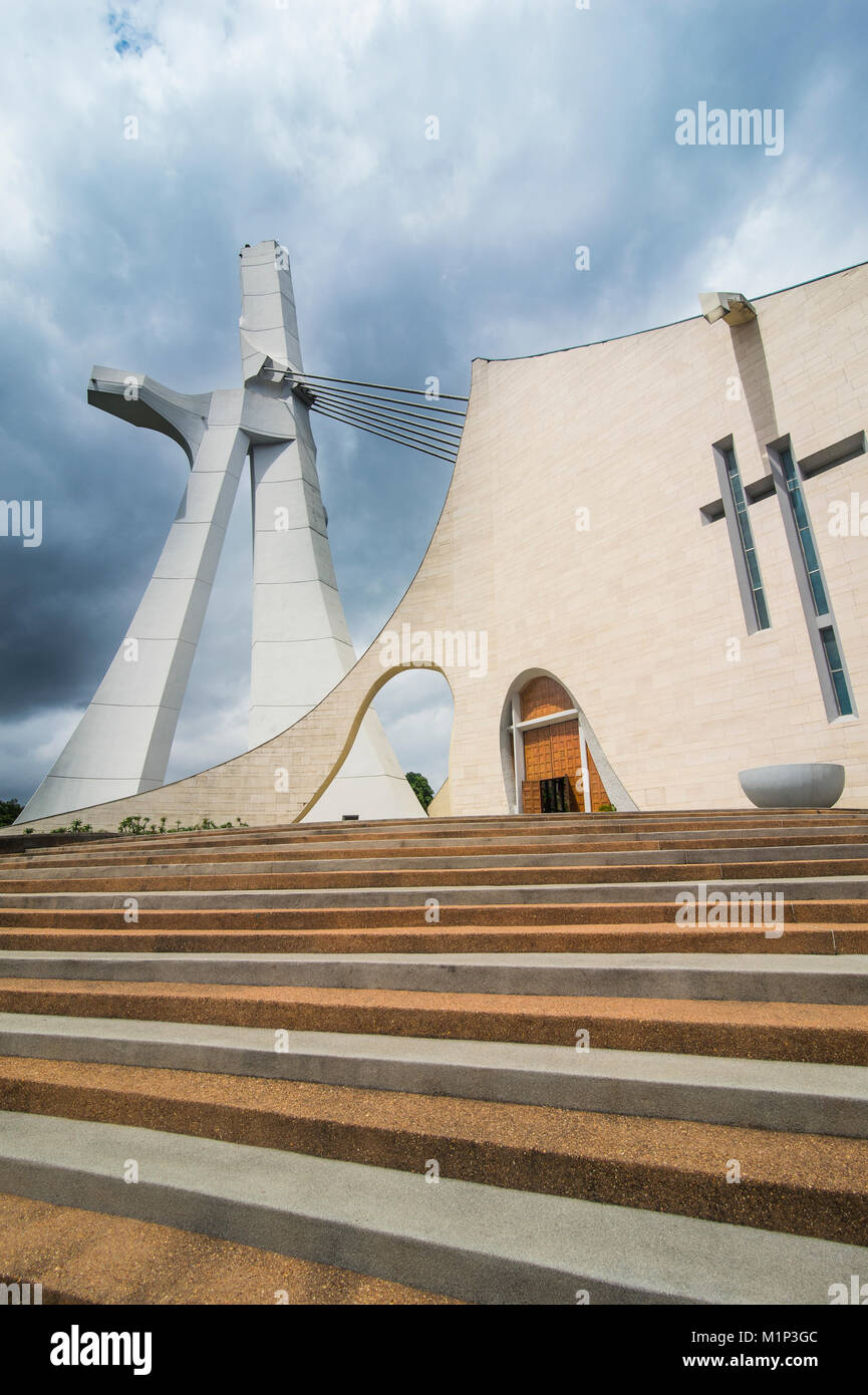 St. Paul's Cathedral, Abidjan, Ivory Coast, West Africa, Africa Stock Photo