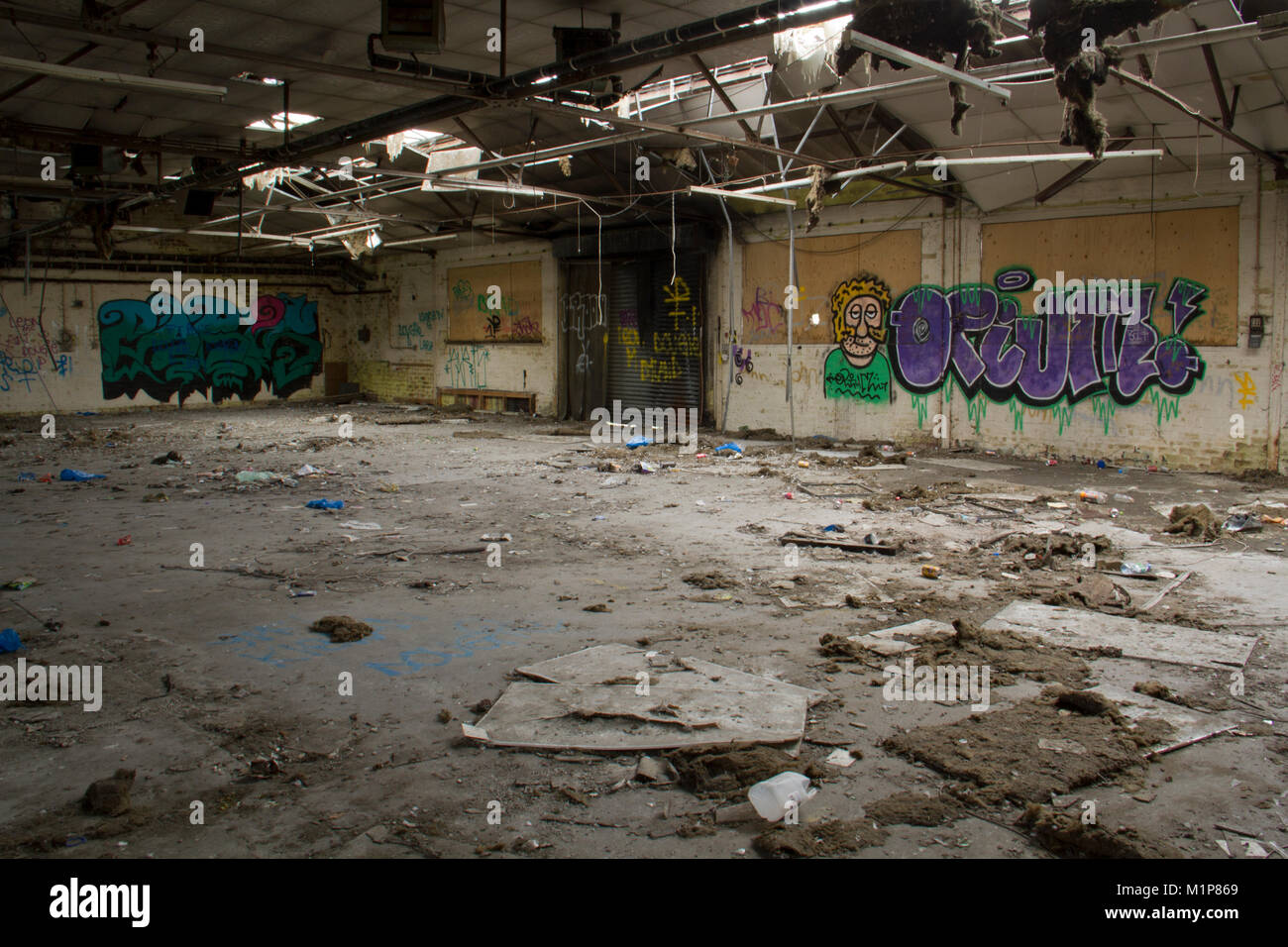 Abandoned Buildings. Glasgow Stock Photo - Alamy