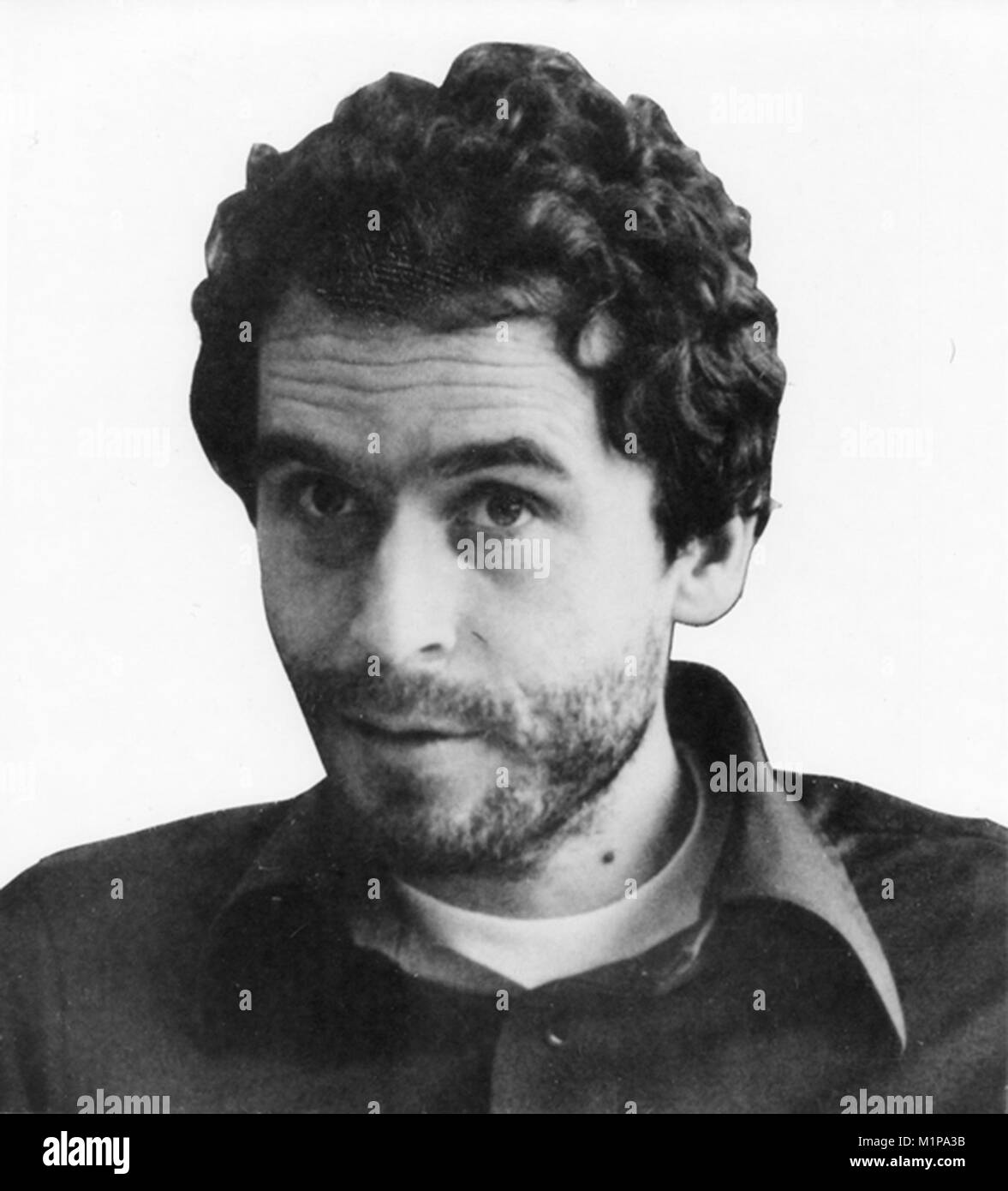 Theodore Robert Bundy (1946 – 1989) American serial killer, kidnapper, rapist, burglar, and necrophile who assaulted and murdered numerous young women Stock Photo