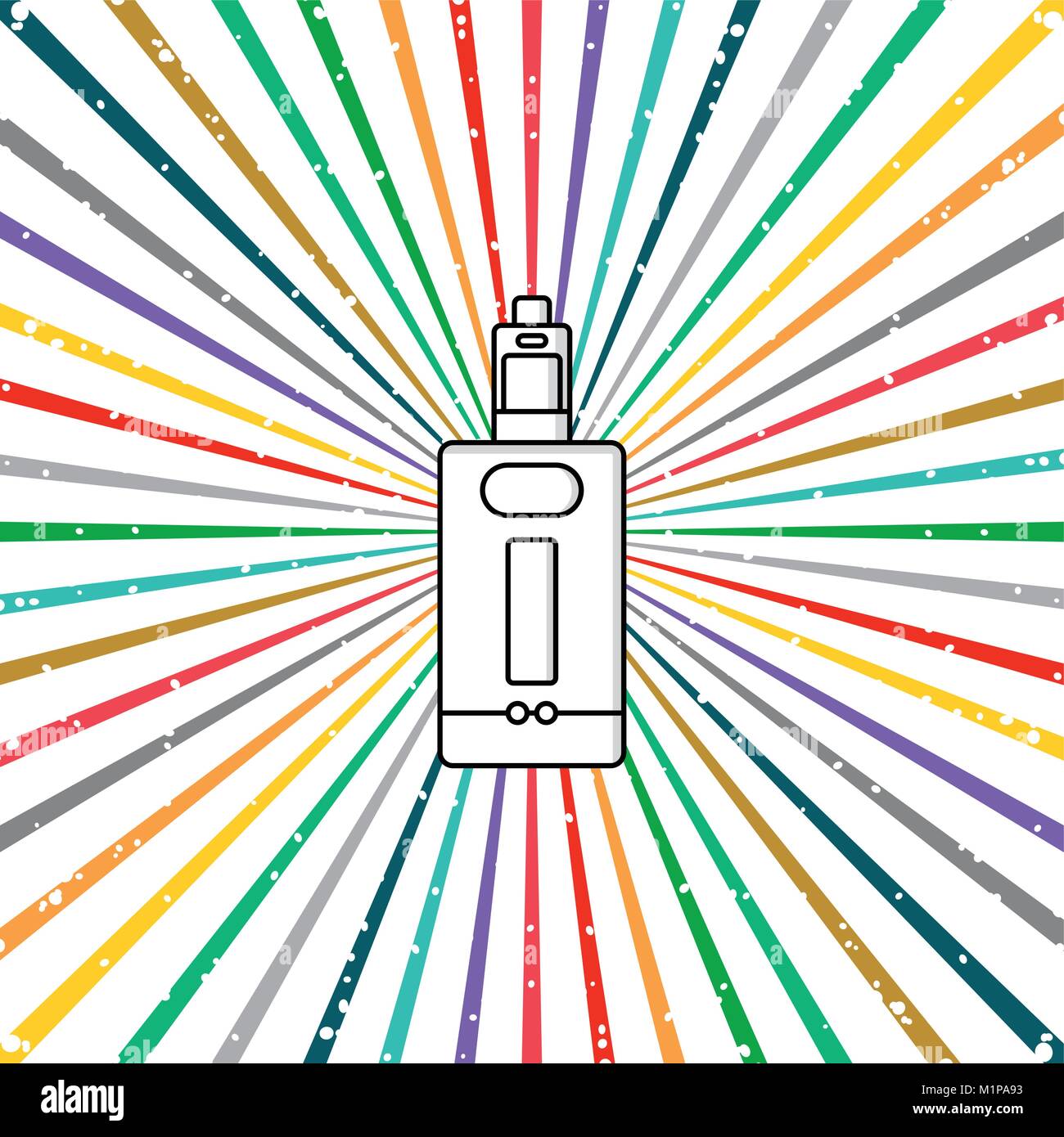 electric cigarette personal vaporizer vector art illustration Stock ...