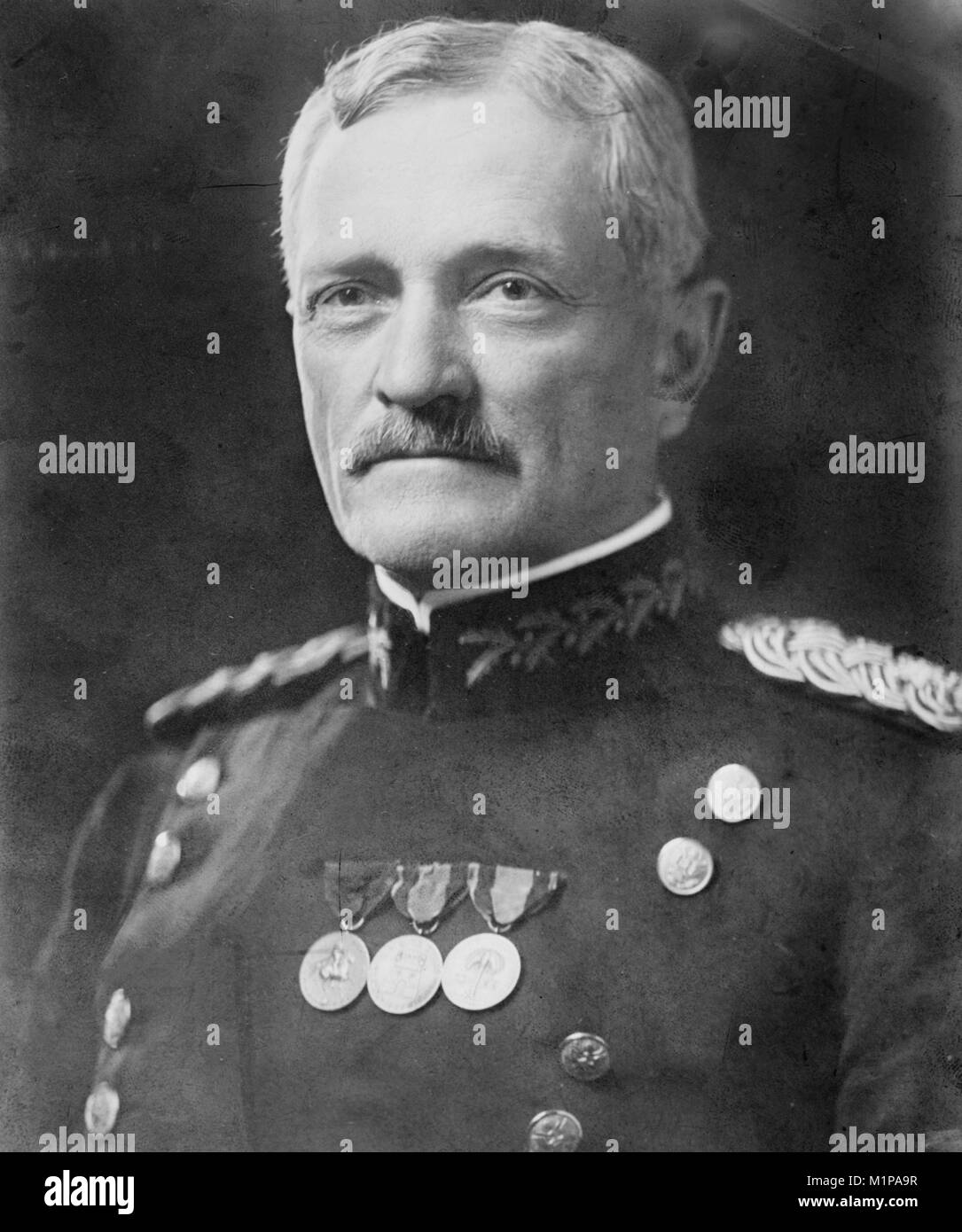 John J. Pershing, General John Joseph 'Black Jack' Pershing, John Joseph Pershing (1860 – 1948) senior United States Army officer Stock Photo