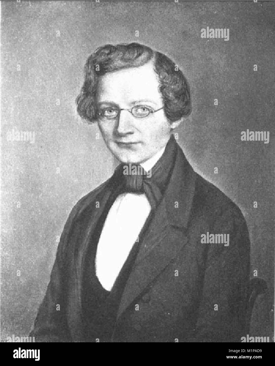 August Wilhelm von Hofmann (1818 – 1892) German chemist Stock Photo