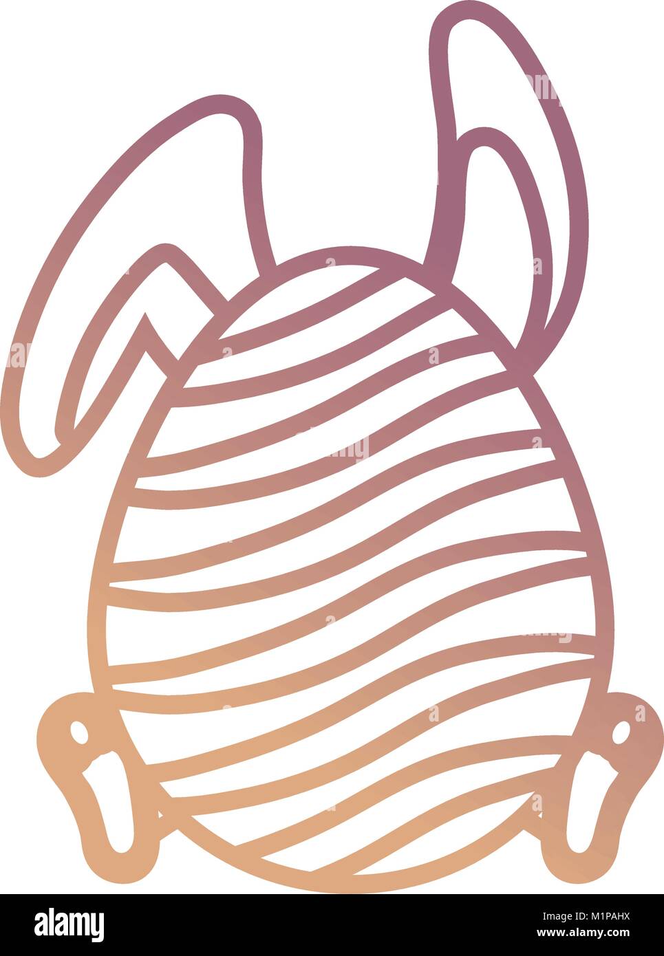 rabbit with easter egg vector illustration Stock Vector Image & Art - Alamy