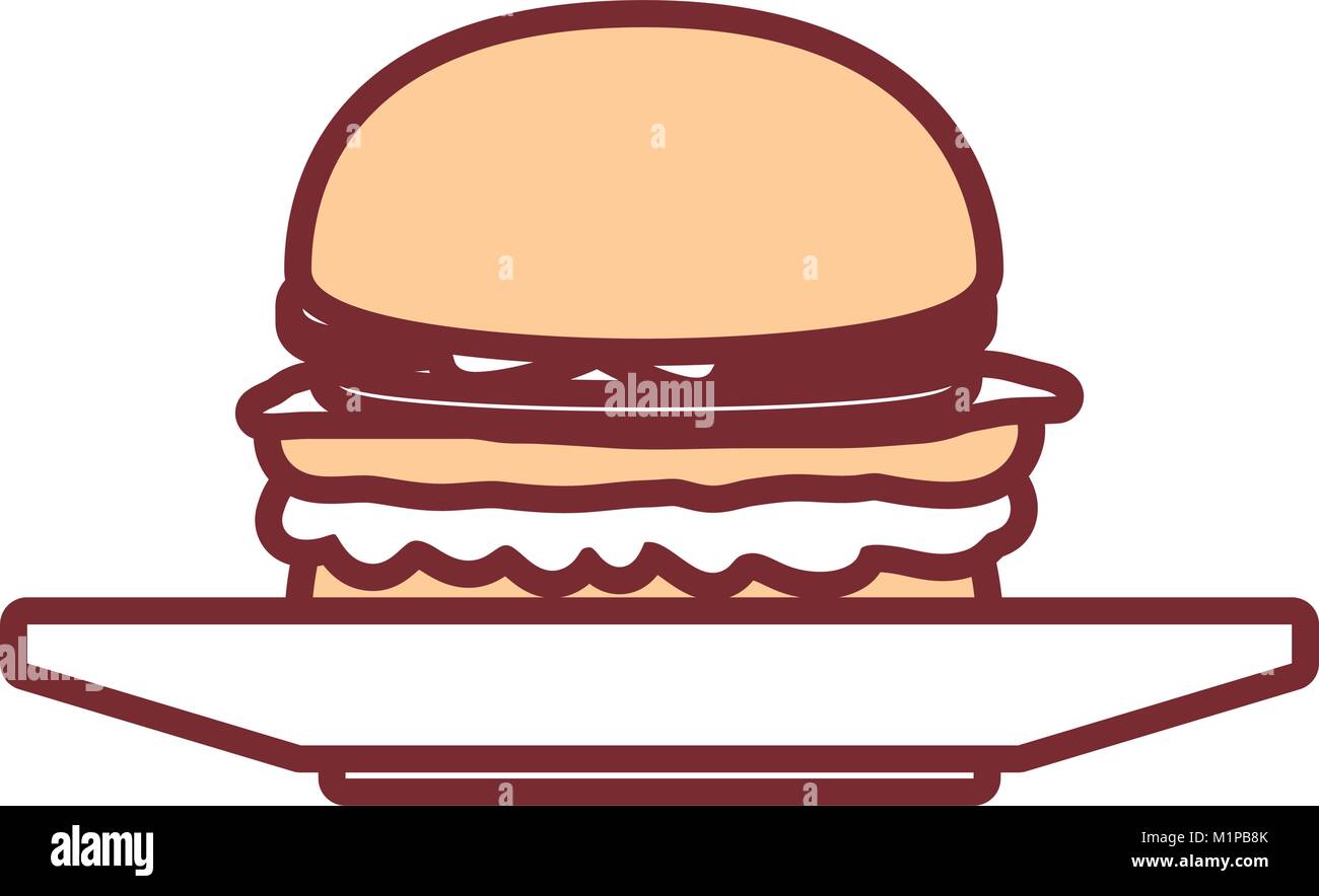 burger vector illustration Stock Vector Image & Art - Alamy