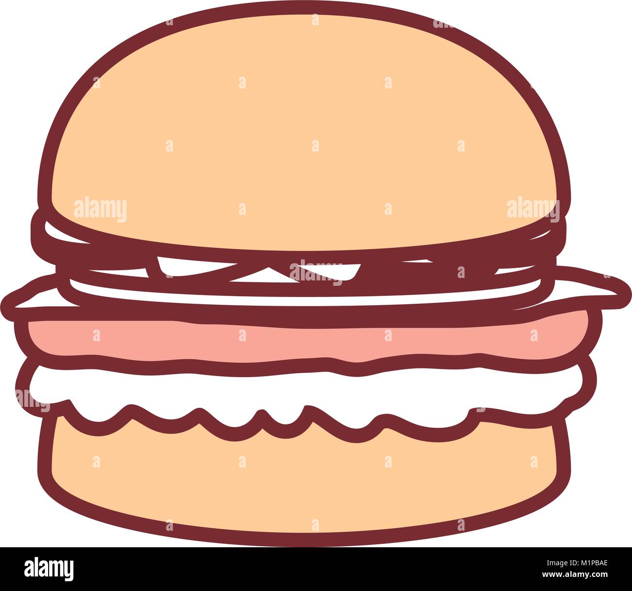 burger vector illustration Stock Vector Image & Art - Alamy
