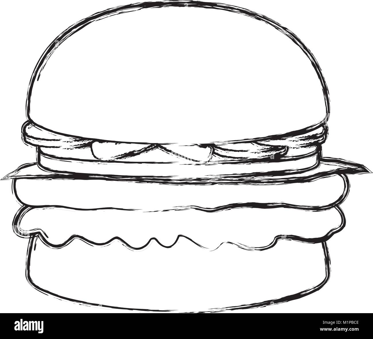 burger vector illustration Stock Vector Image & Art - Alamy
