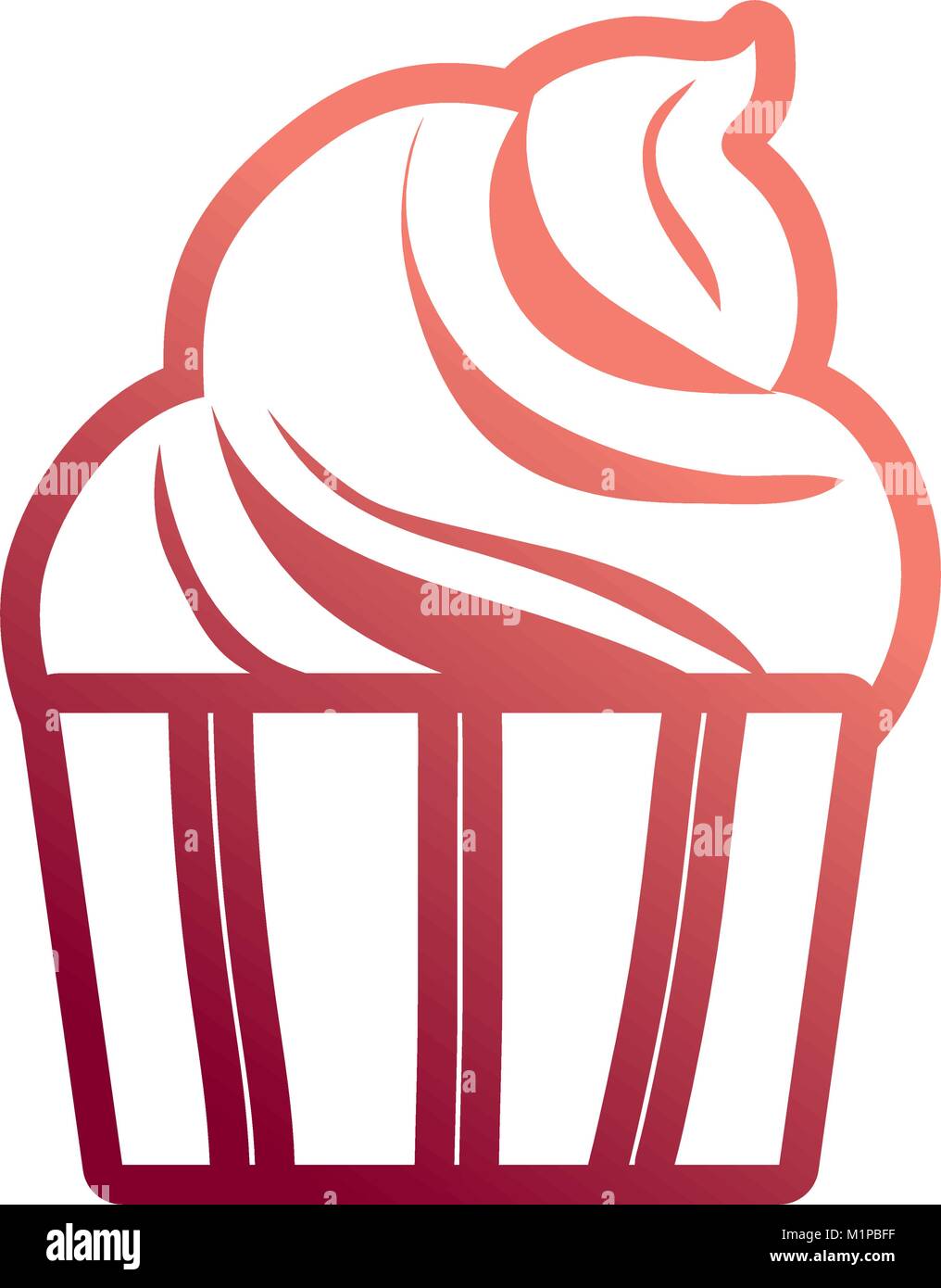 cupcake vector illustration Stock Vector Image & Art - Alamy