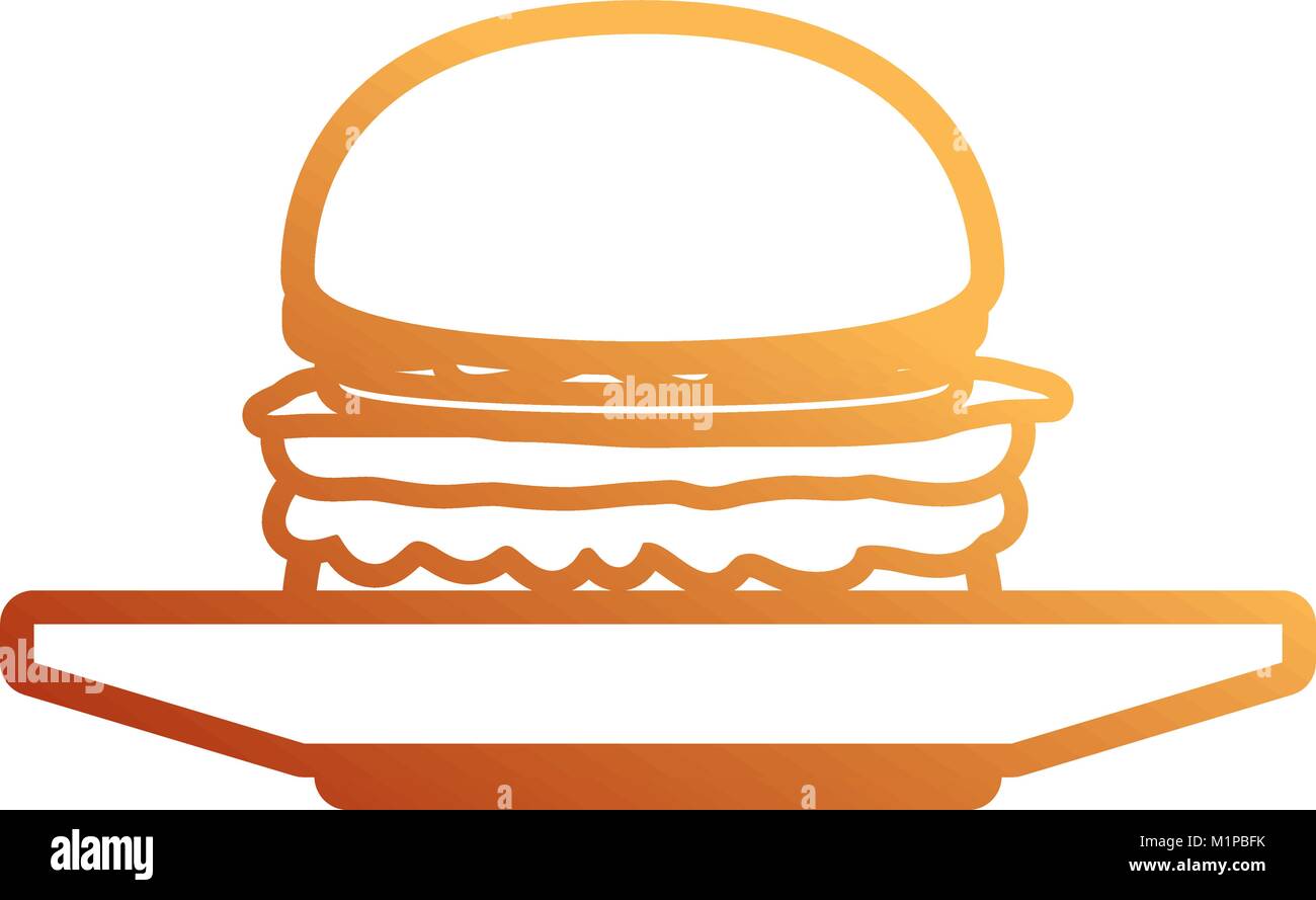 burger vector illustration Stock Vector Image & Art - Alamy