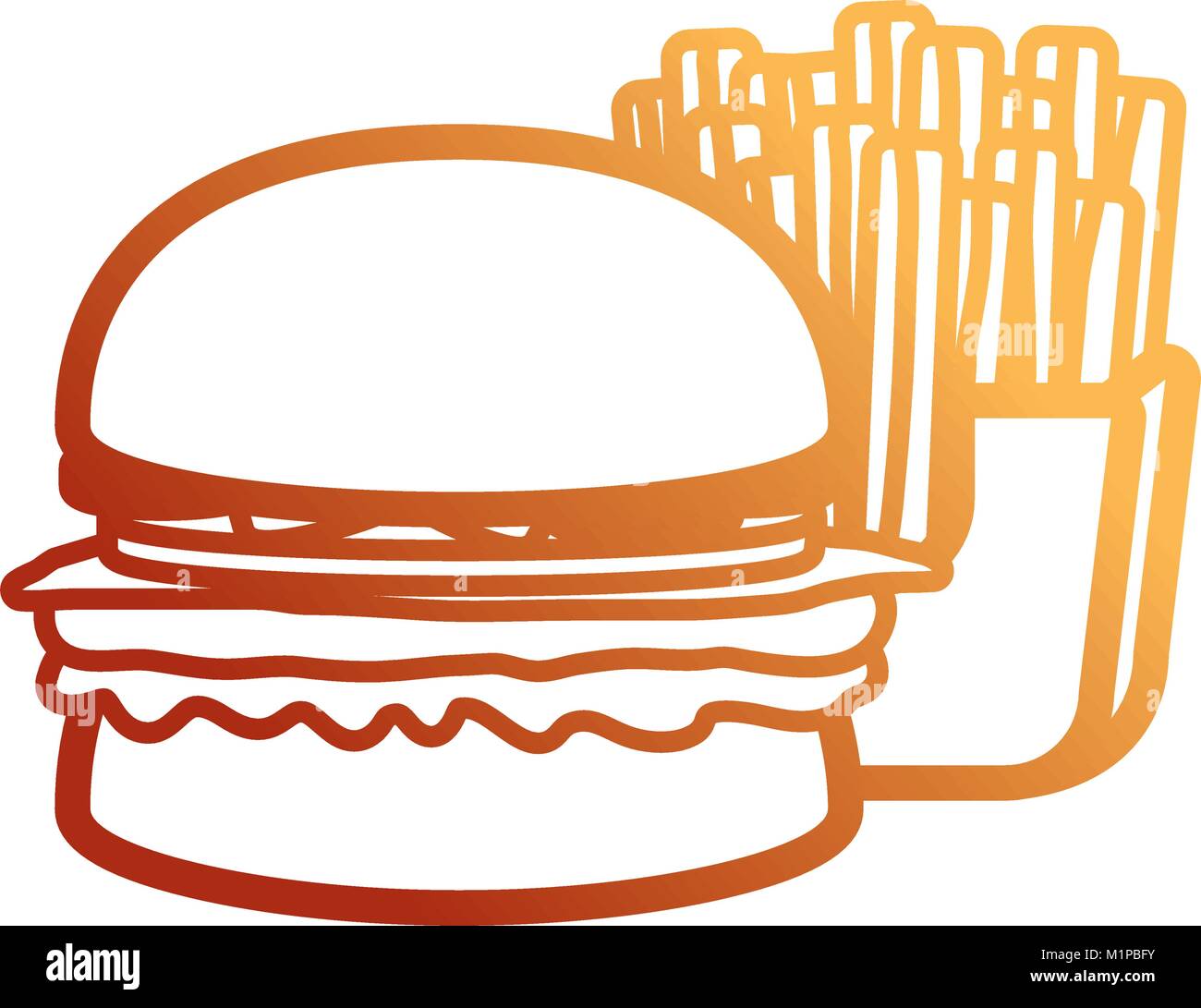 burger vector illustration Stock Vector Image & Art - Alamy