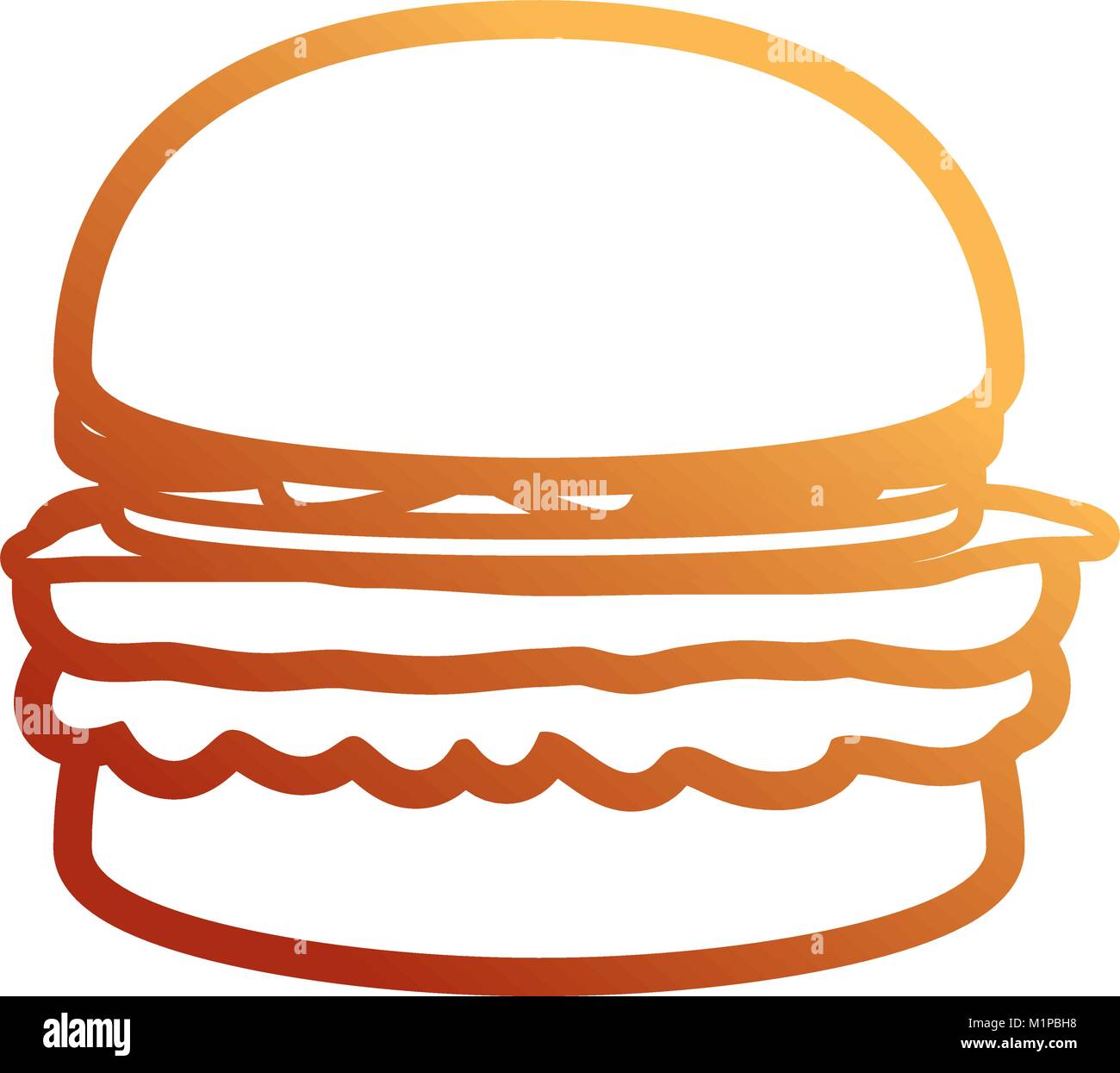 burger vector illustration Stock Vector Image & Art - Alamy