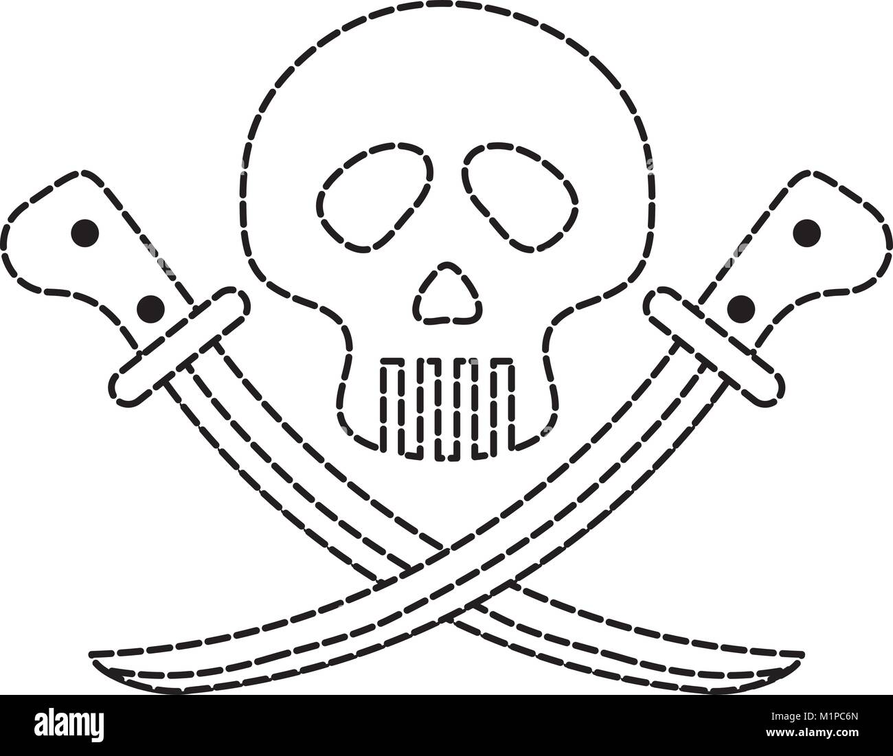 pirate skull icon image Stock Vector Image & Art - Alamy