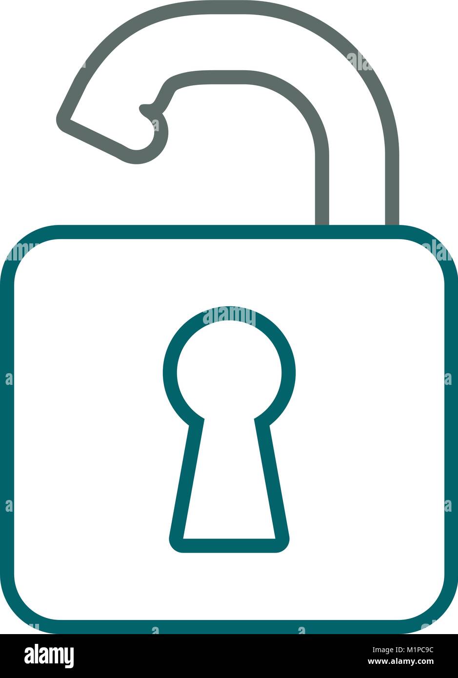 opened padlock icon image Stock Vector Image & Art - Alamy